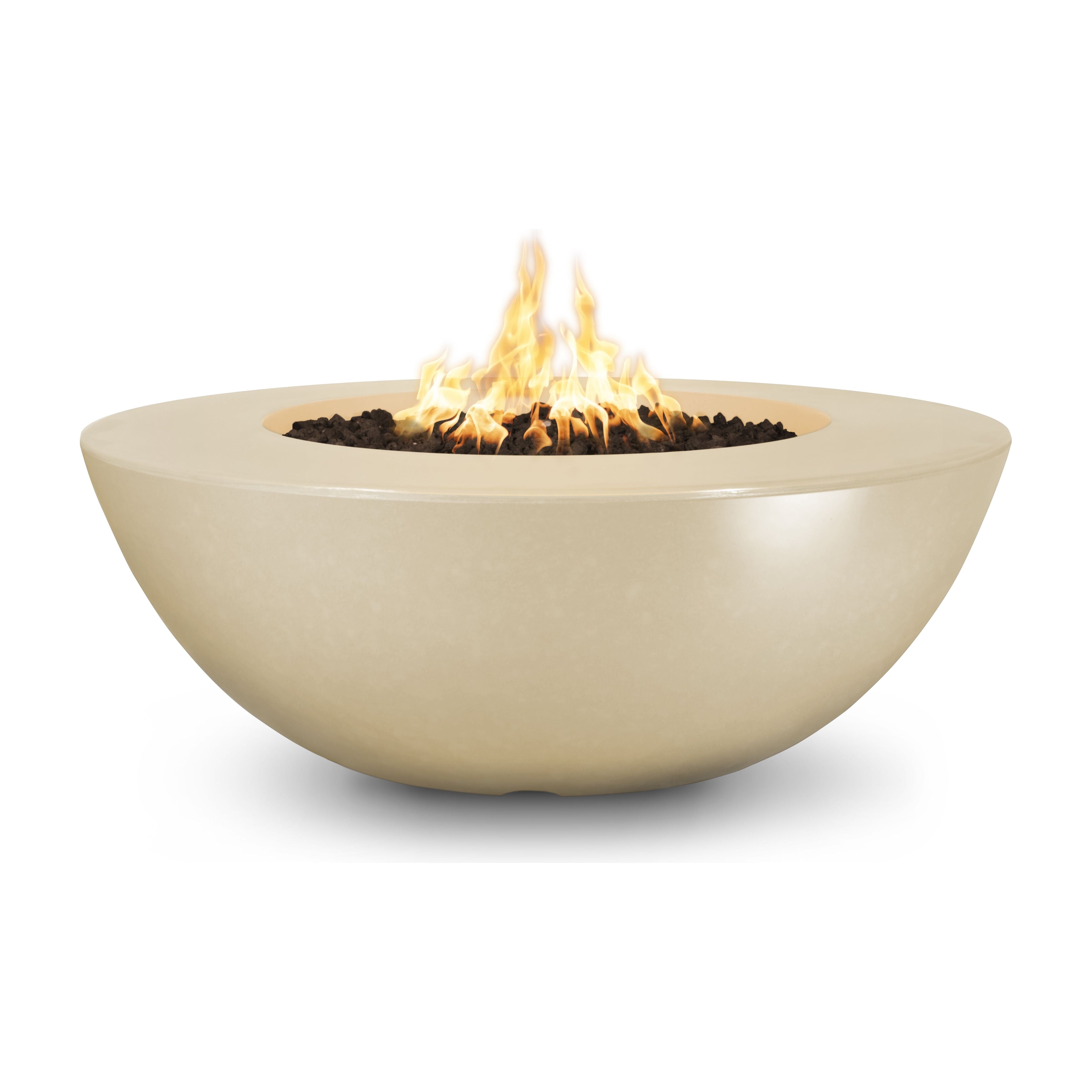The Outdoor Plus Sedona GFRC Concrete Fire Pit - Wide Ledge