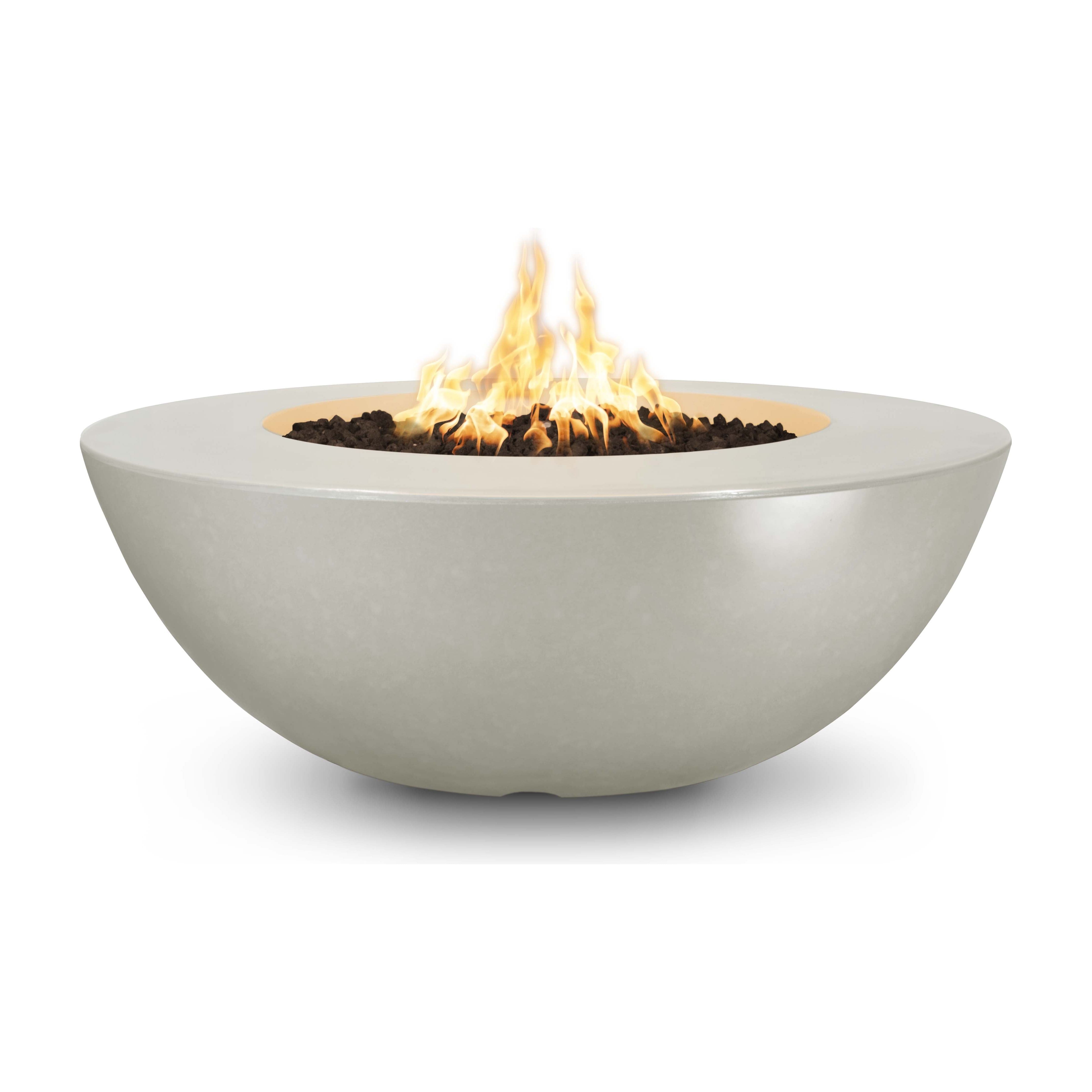The Outdoor Plus Sedona GFRC Concrete Fire Pit - Wide Ledge