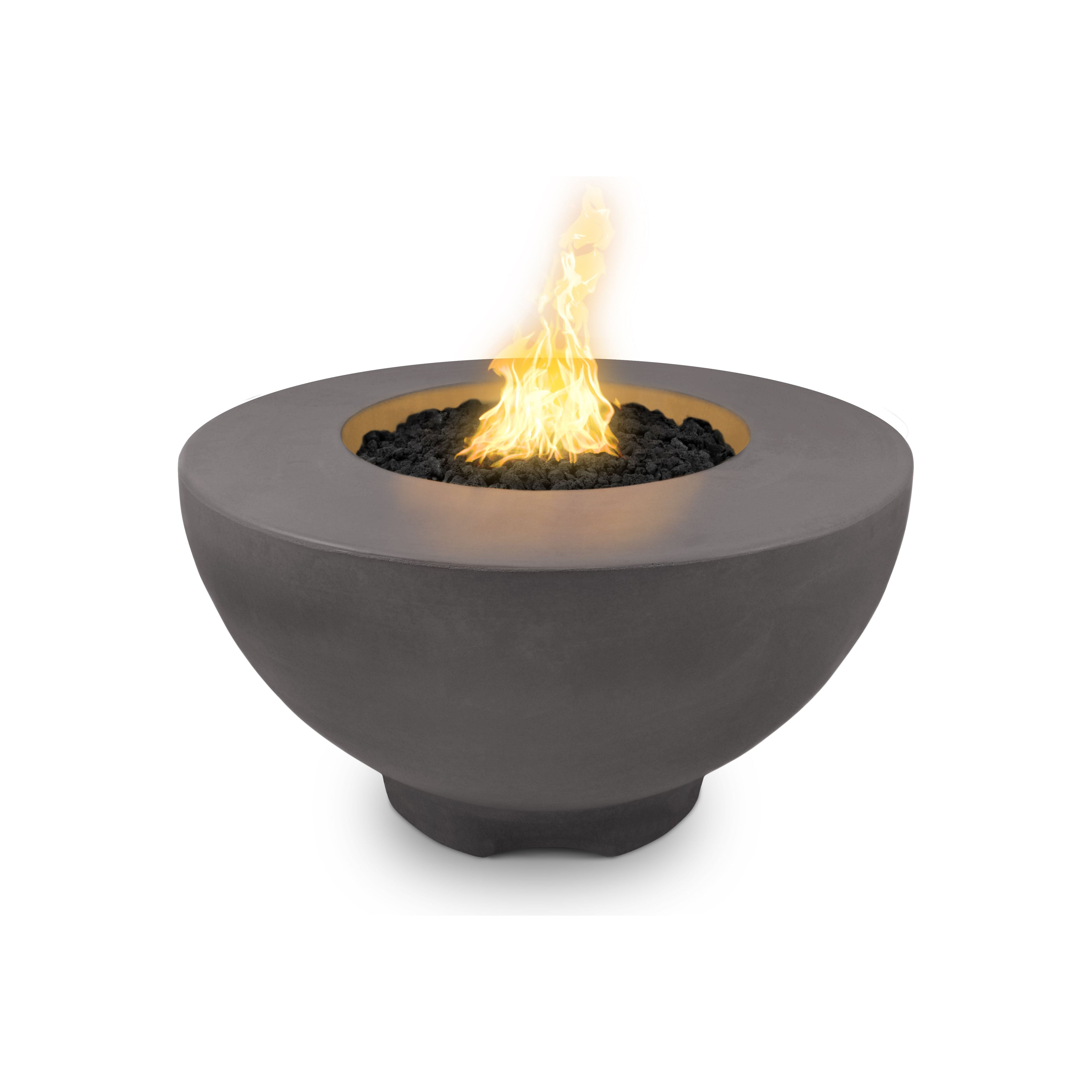The Outdoor Plus Sienna 37" Round GFRC Concrete Fire Pit