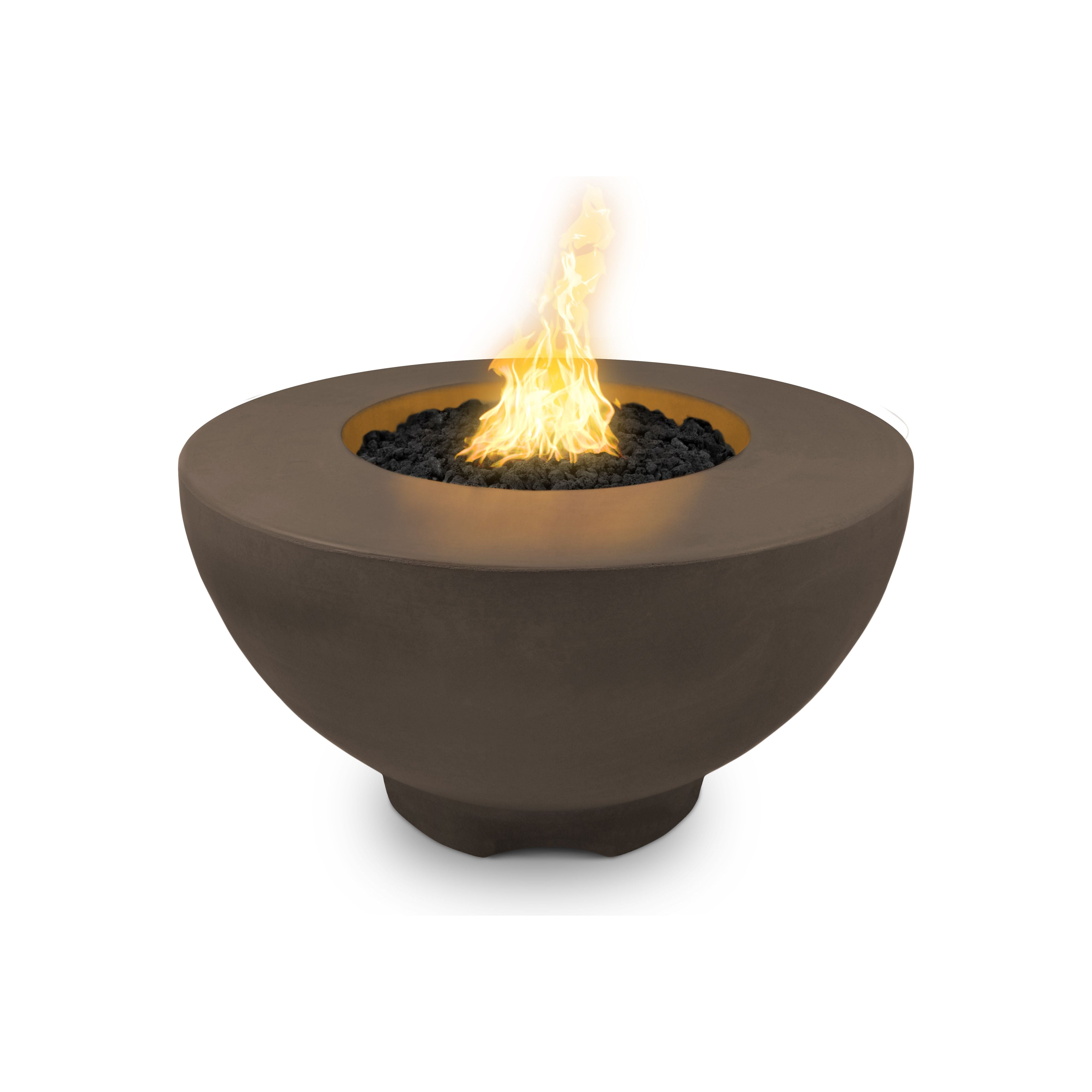 The Outdoor Plus Sienna 37" Round GFRC Concrete Fire Pit