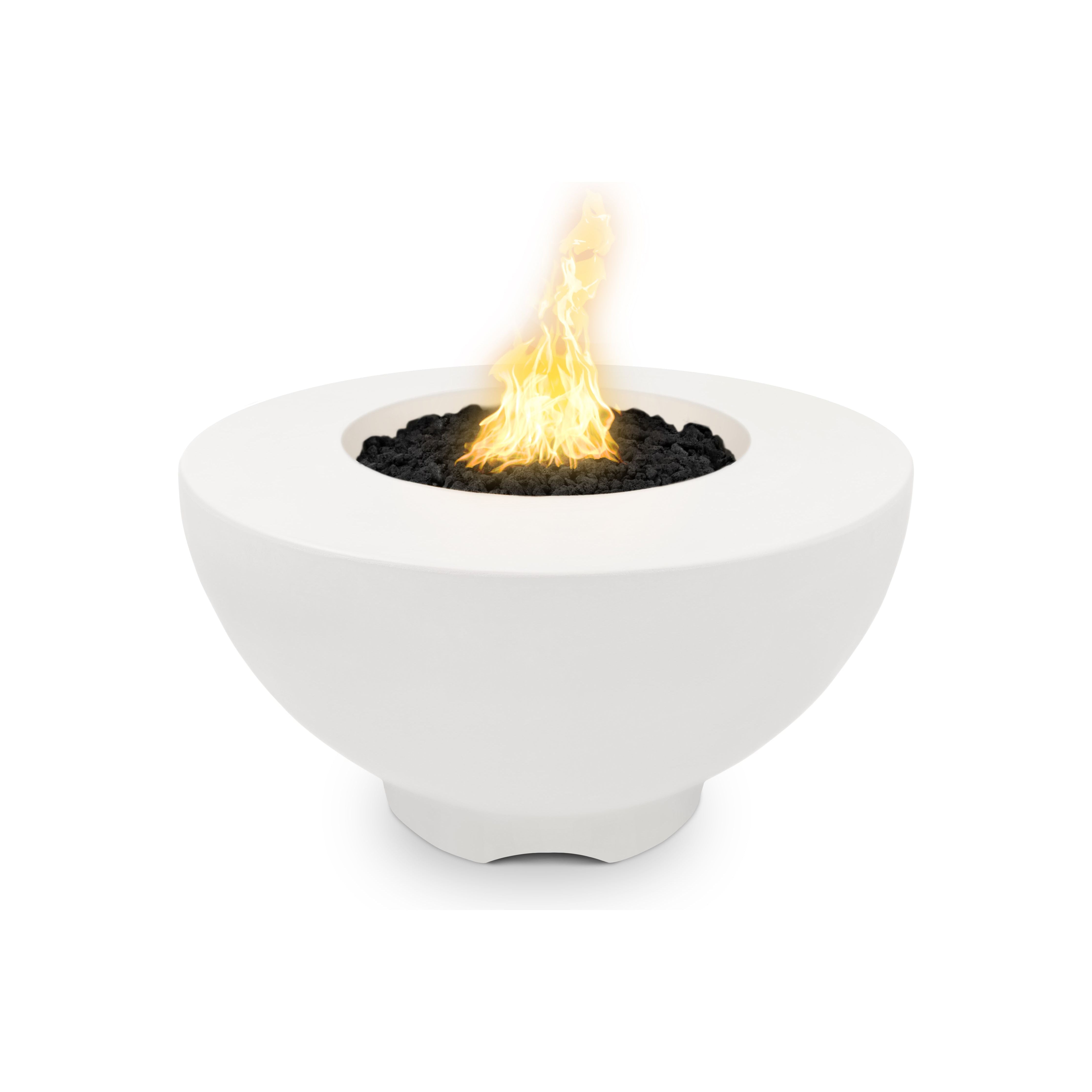The Outdoor Plus Sienna 37" Round GFRC Concrete Fire Pit