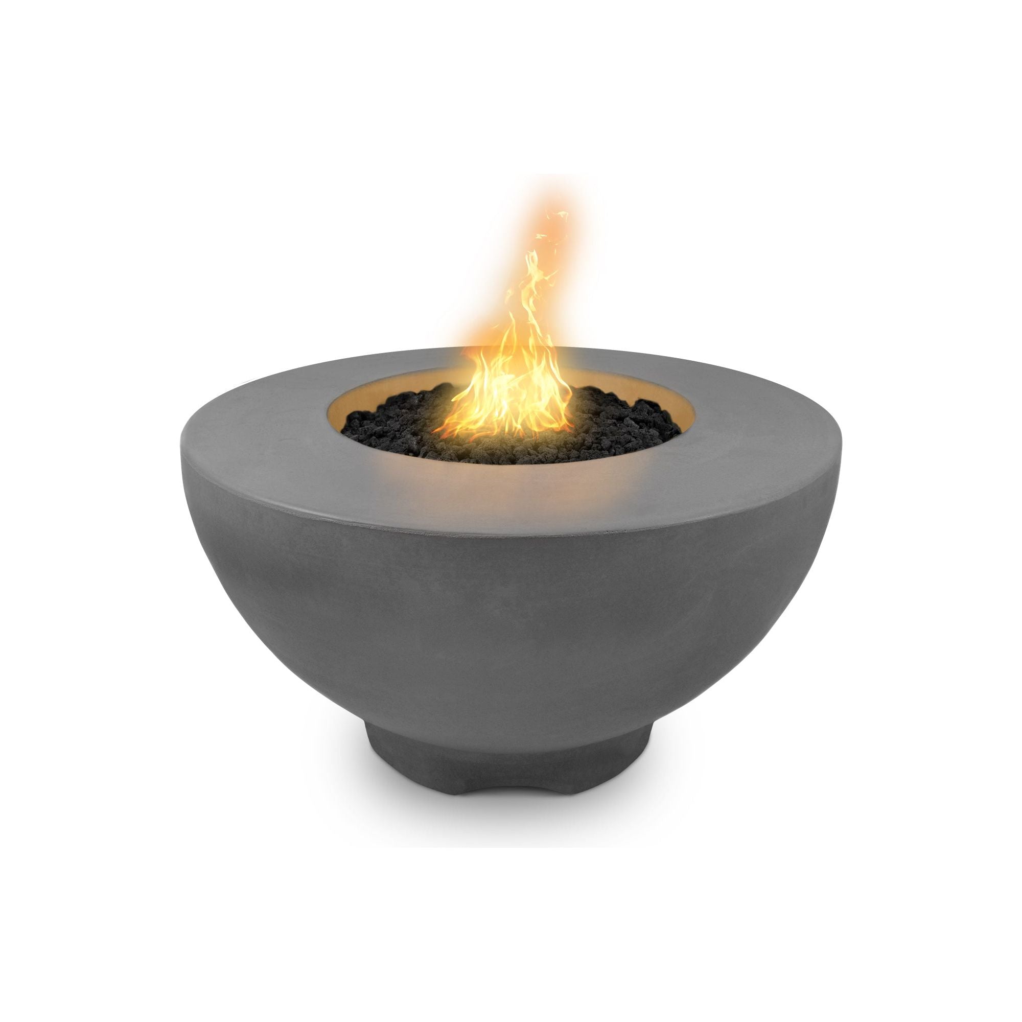 The Outdoor Plus Sienna 37" Round GFRC Concrete Fire Pit