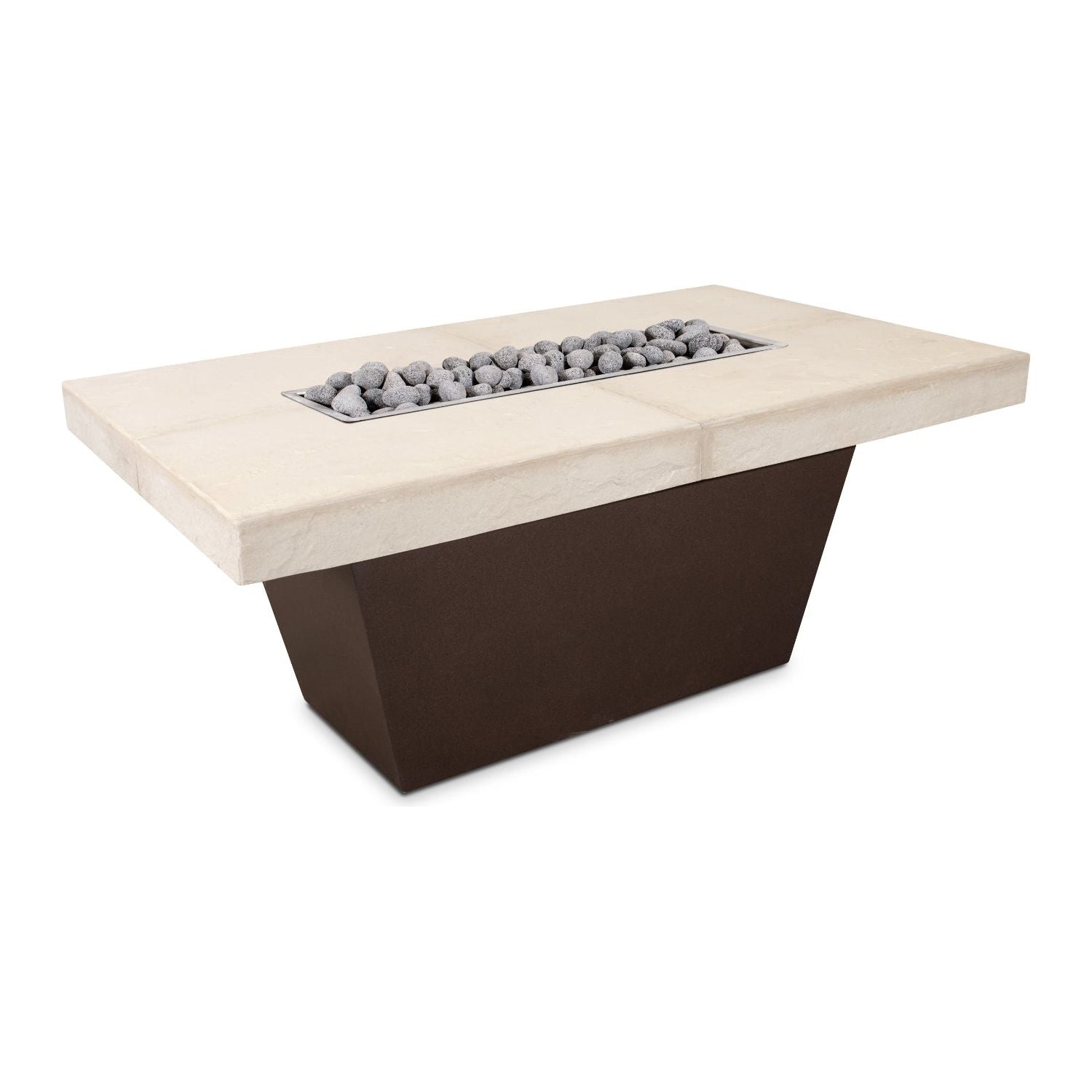 The Outdoor Plus Tacoma GFRC Concrete Top & Metal Powder Coat Base Fire Table