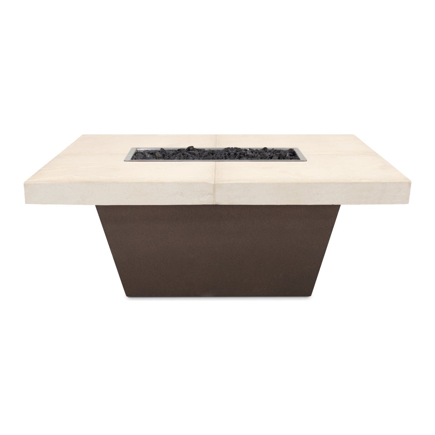 The Outdoor Plus Tacoma GFRC Concrete Top & Metal Powder Coat Base Fire Table