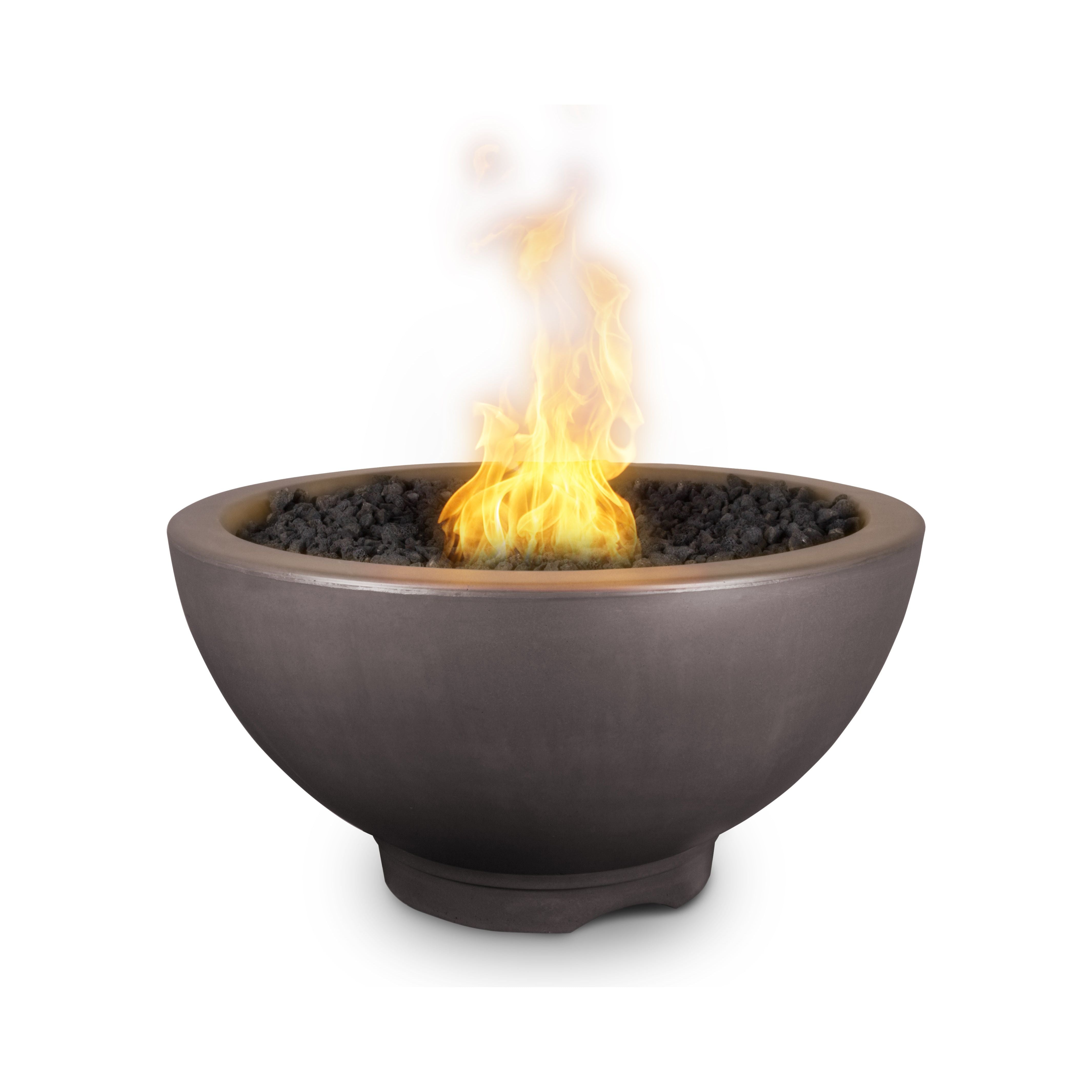 The Outdoor Plus Sonoma 38" Round GFRC Concrete Fire Pit