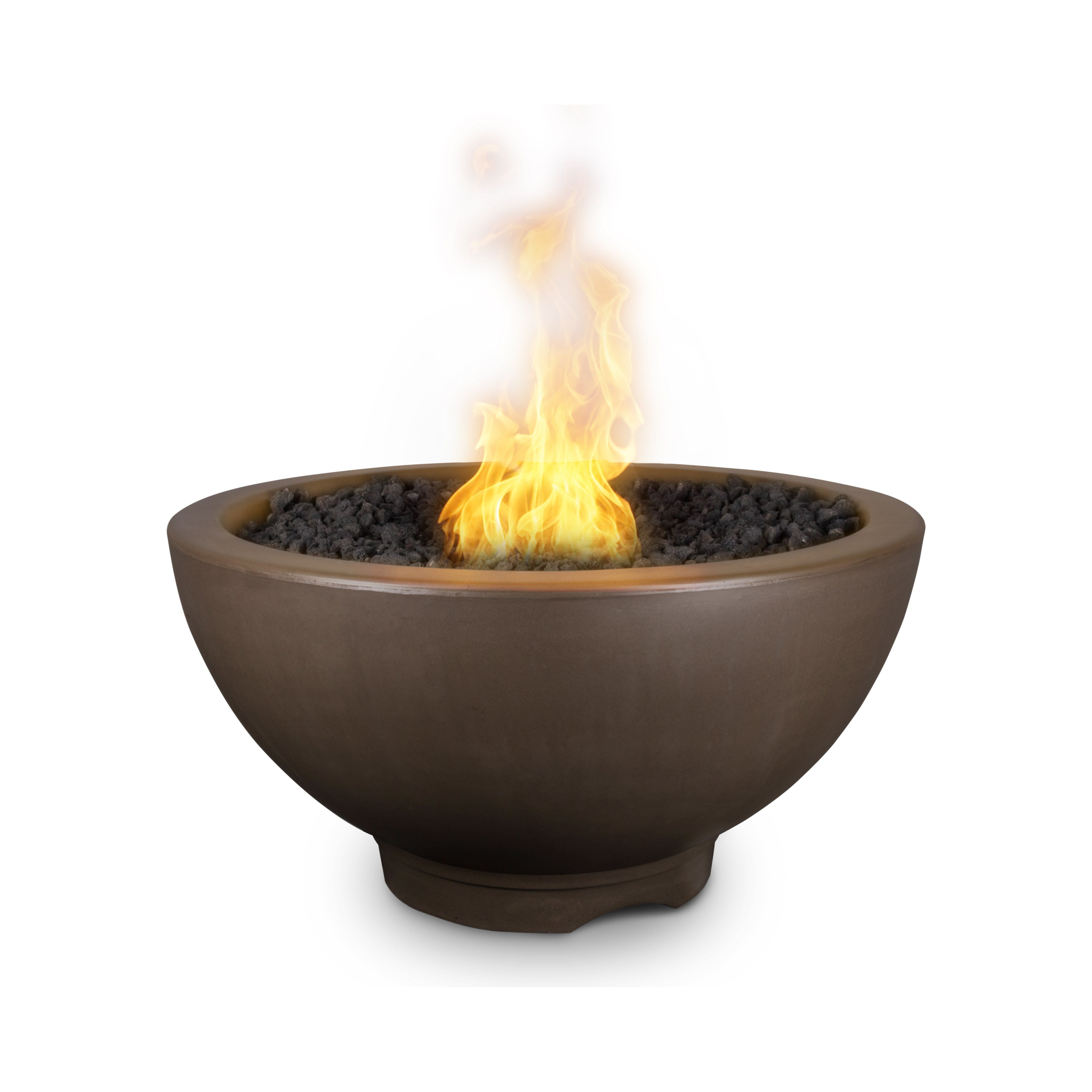 The Outdoor Plus Sonoma 38" Round GFRC Concrete Fire Pit