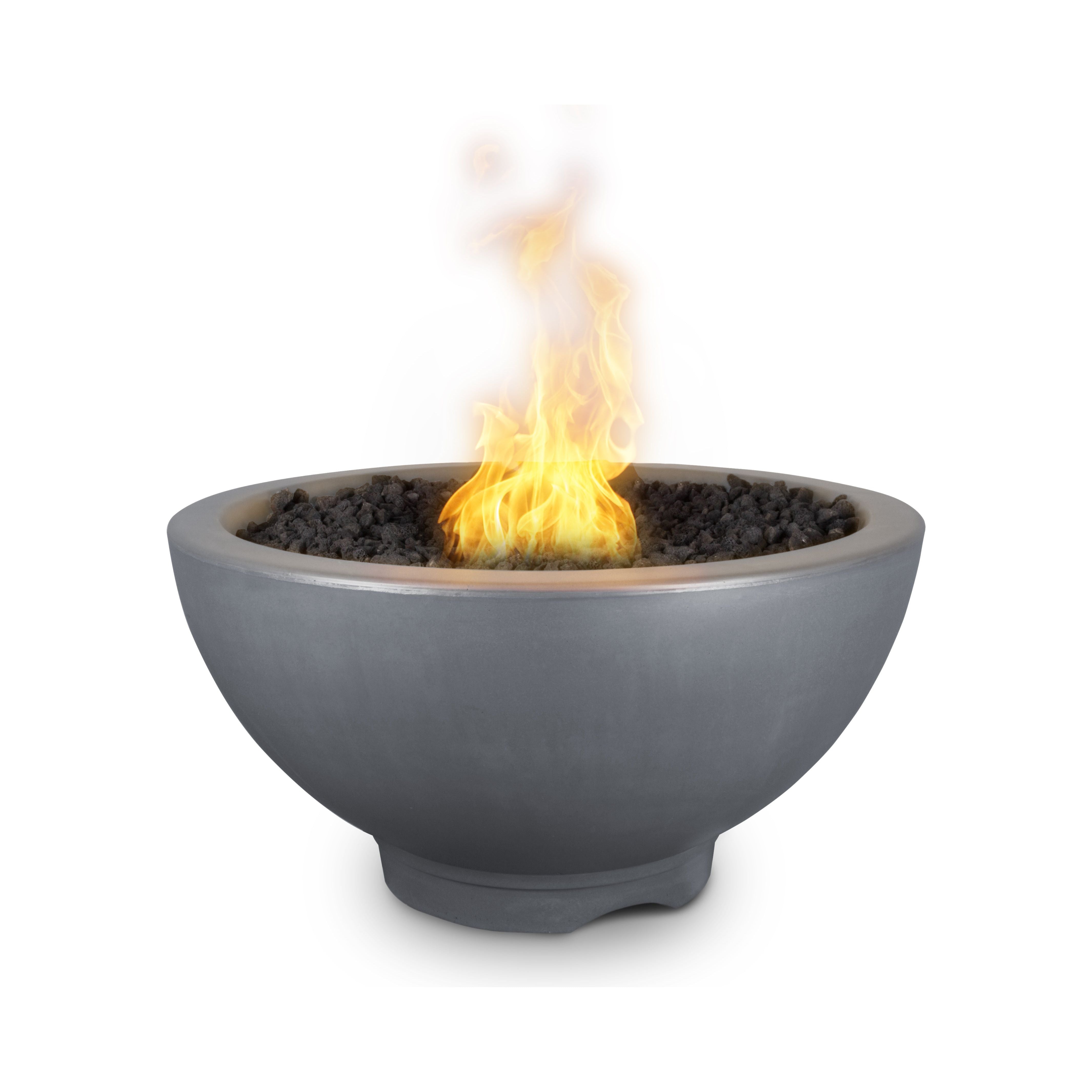 The Outdoor Plus Sonoma 38" Round GFRC Concrete Fire Pit