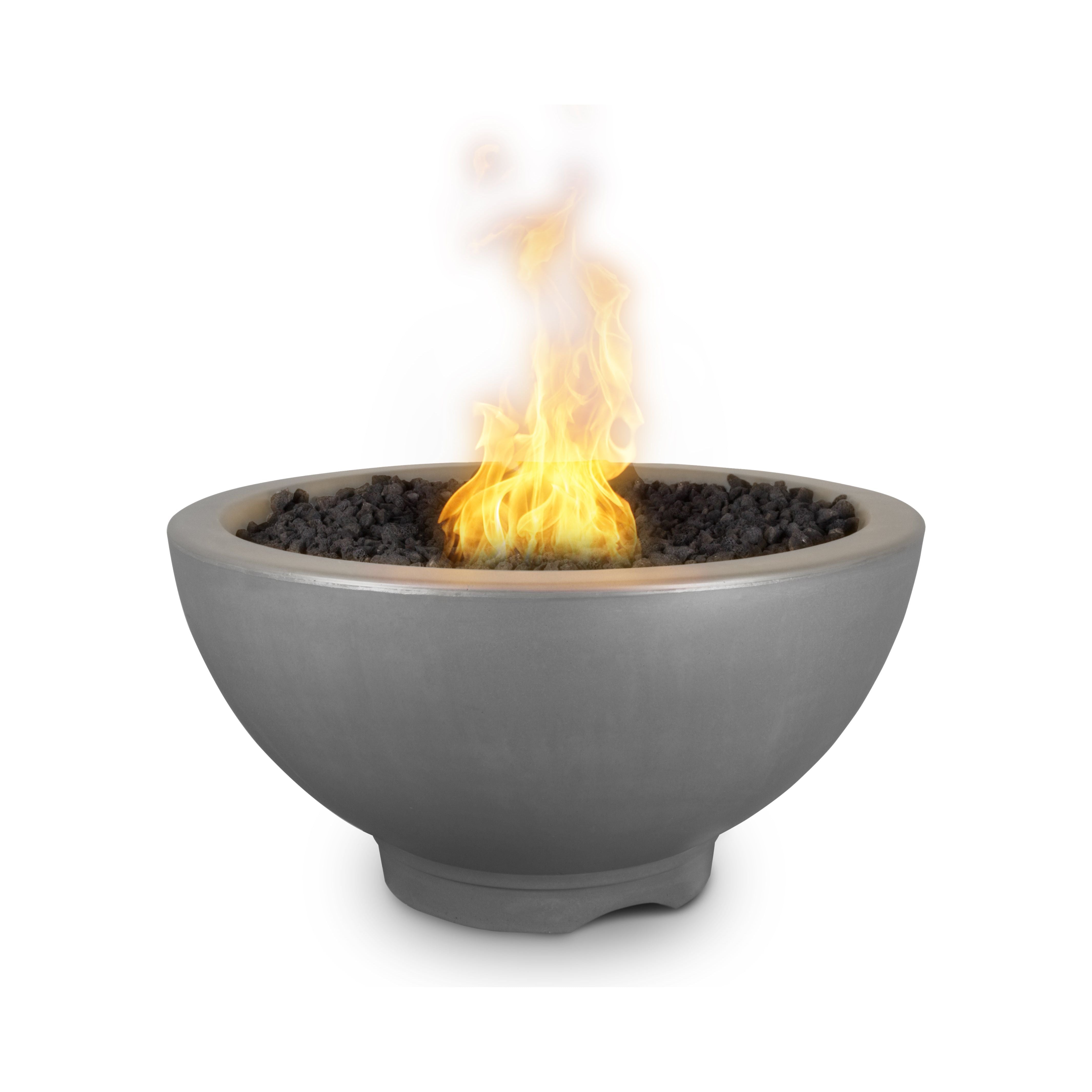 The Outdoor Plus Sonoma 38" Round GFRC Concrete Fire Pit