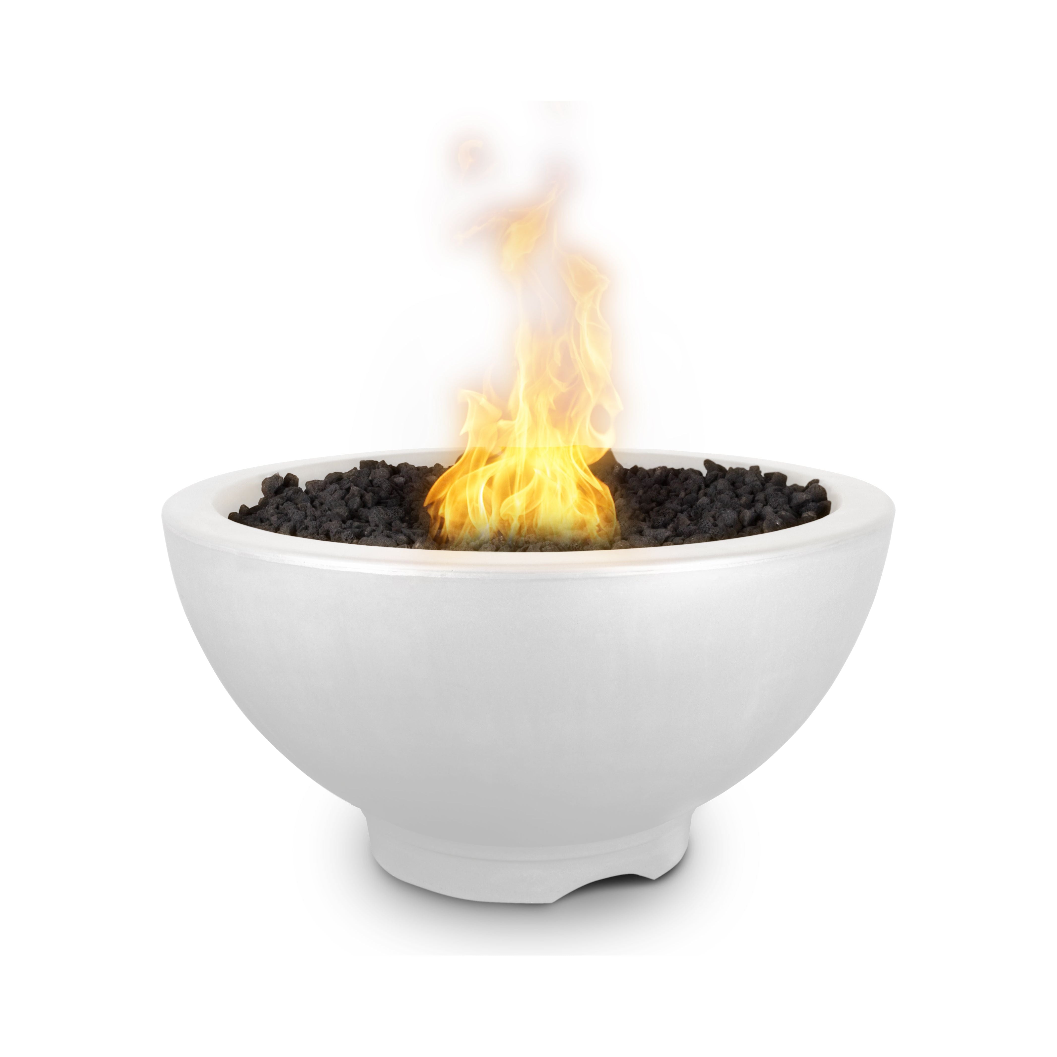 The Outdoor Plus Sonoma 38" Round GFRC Concrete Fire Pit