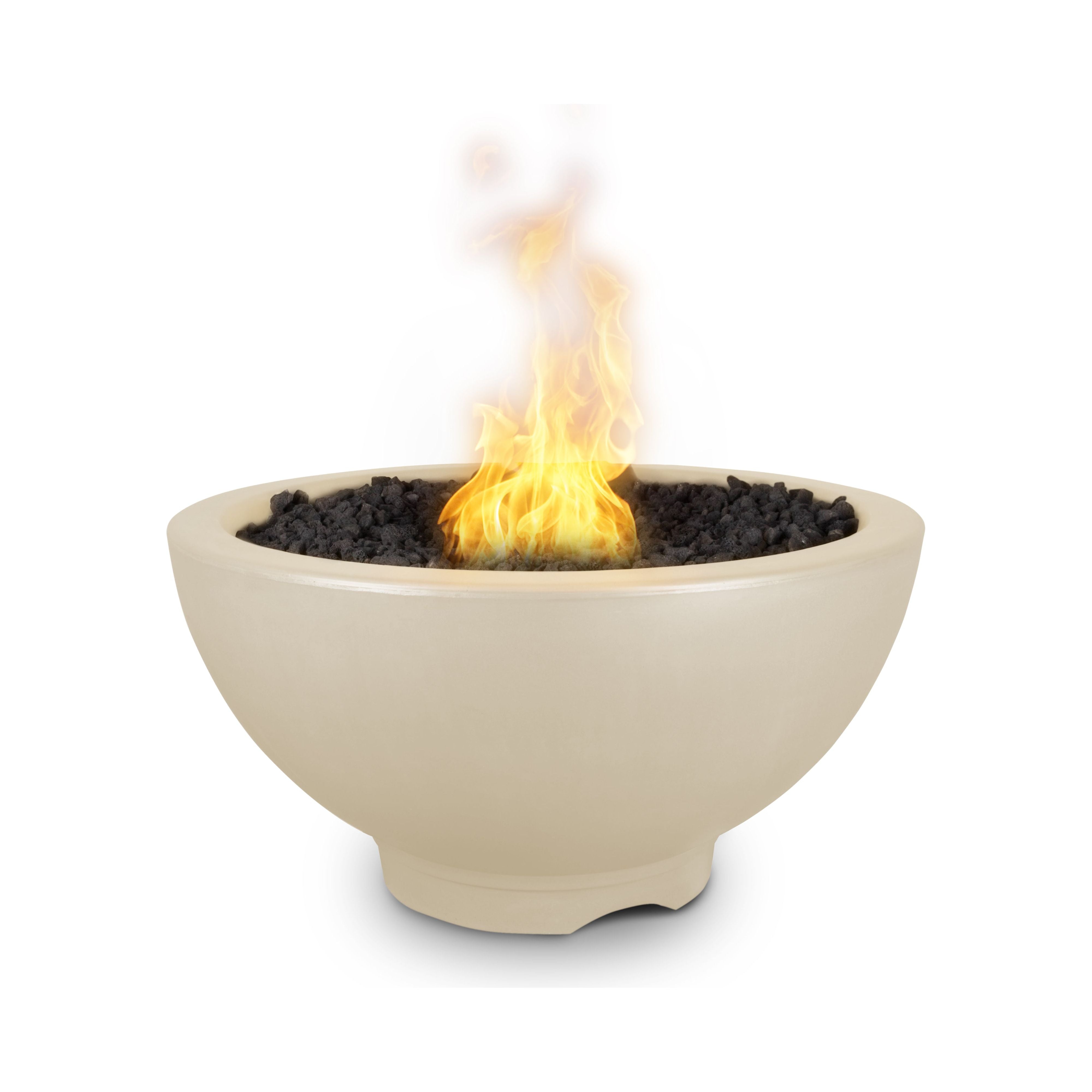 The Outdoor Plus Sonoma 38" Round GFRC Concrete Fire Pit