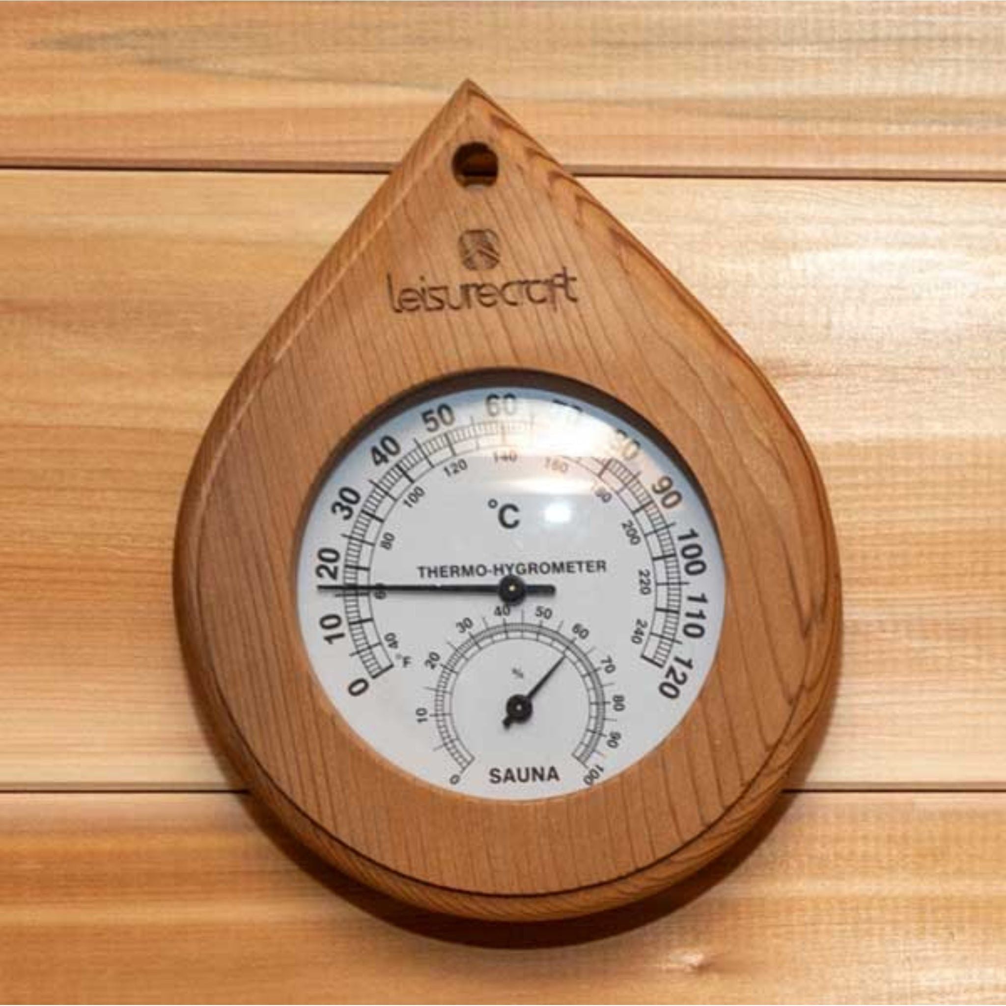 Dundalk Leisurecraft Cedar Sauna Thermometer