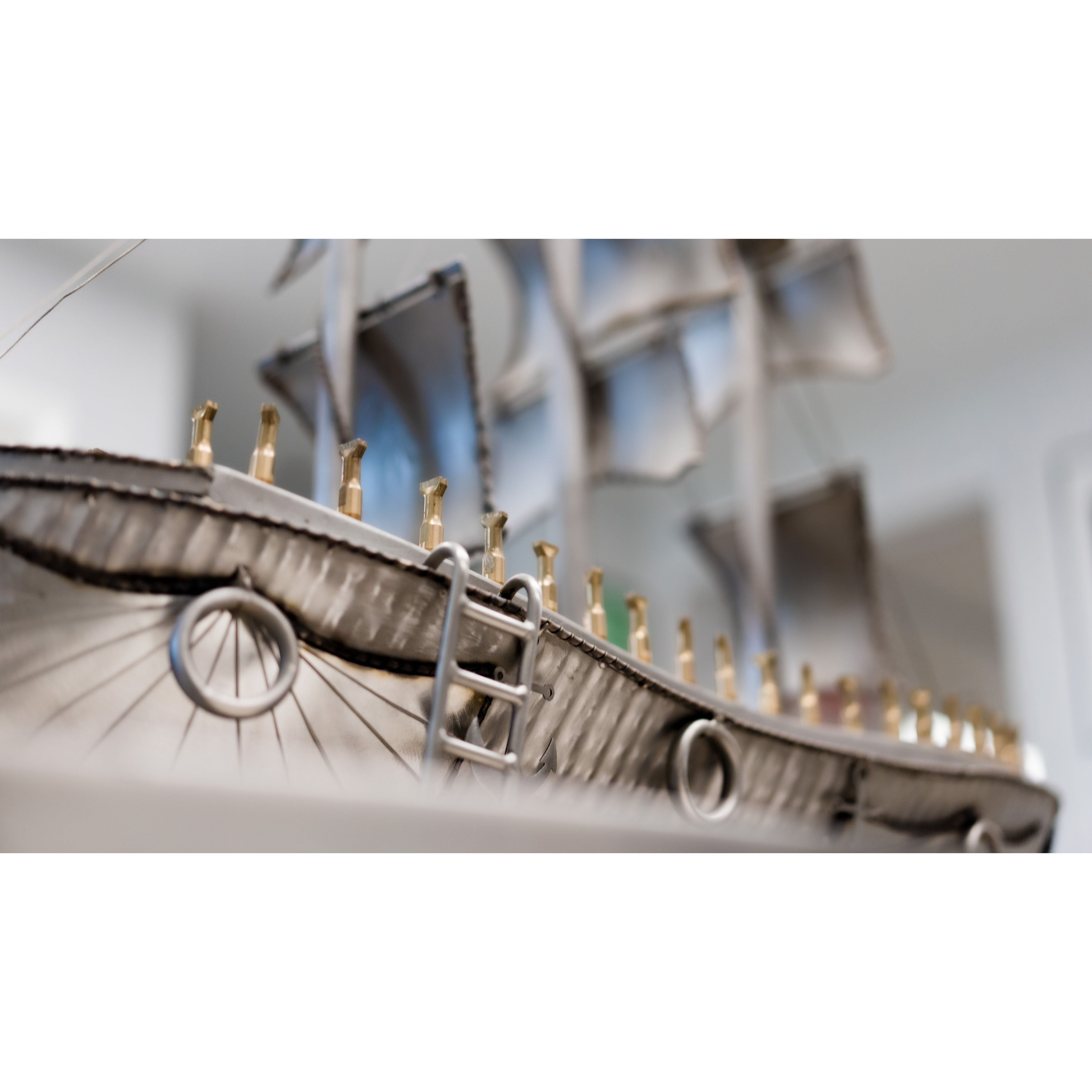 The Outdoor Plus La Pinta Stainless Steel Top & Powder Coated Metal Base Fire Pit