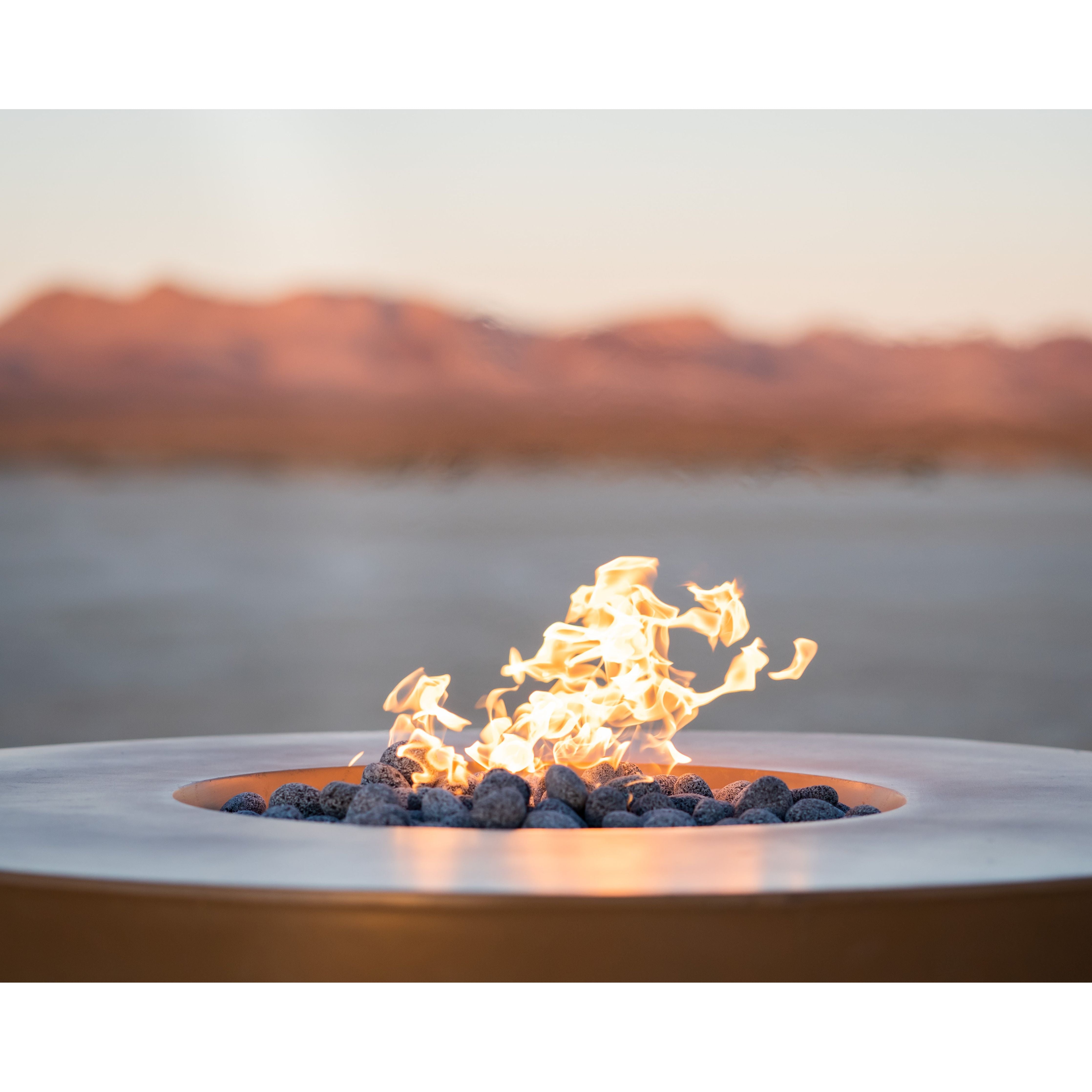 The Outdoor Plus Outback Round Concrete Fire Pit