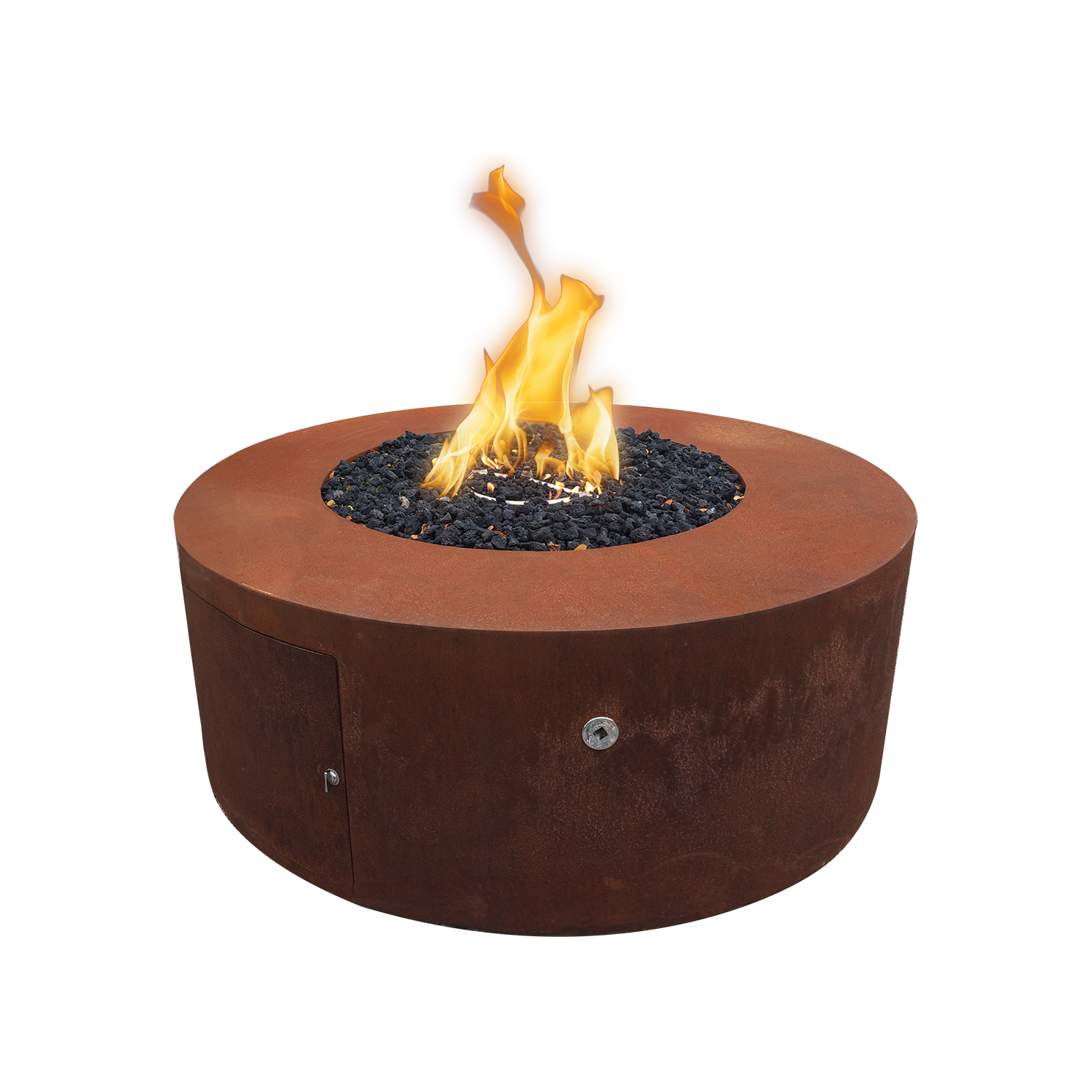 The Outdoor Plus Unity 24″ Tall Round Metal Fire Pit