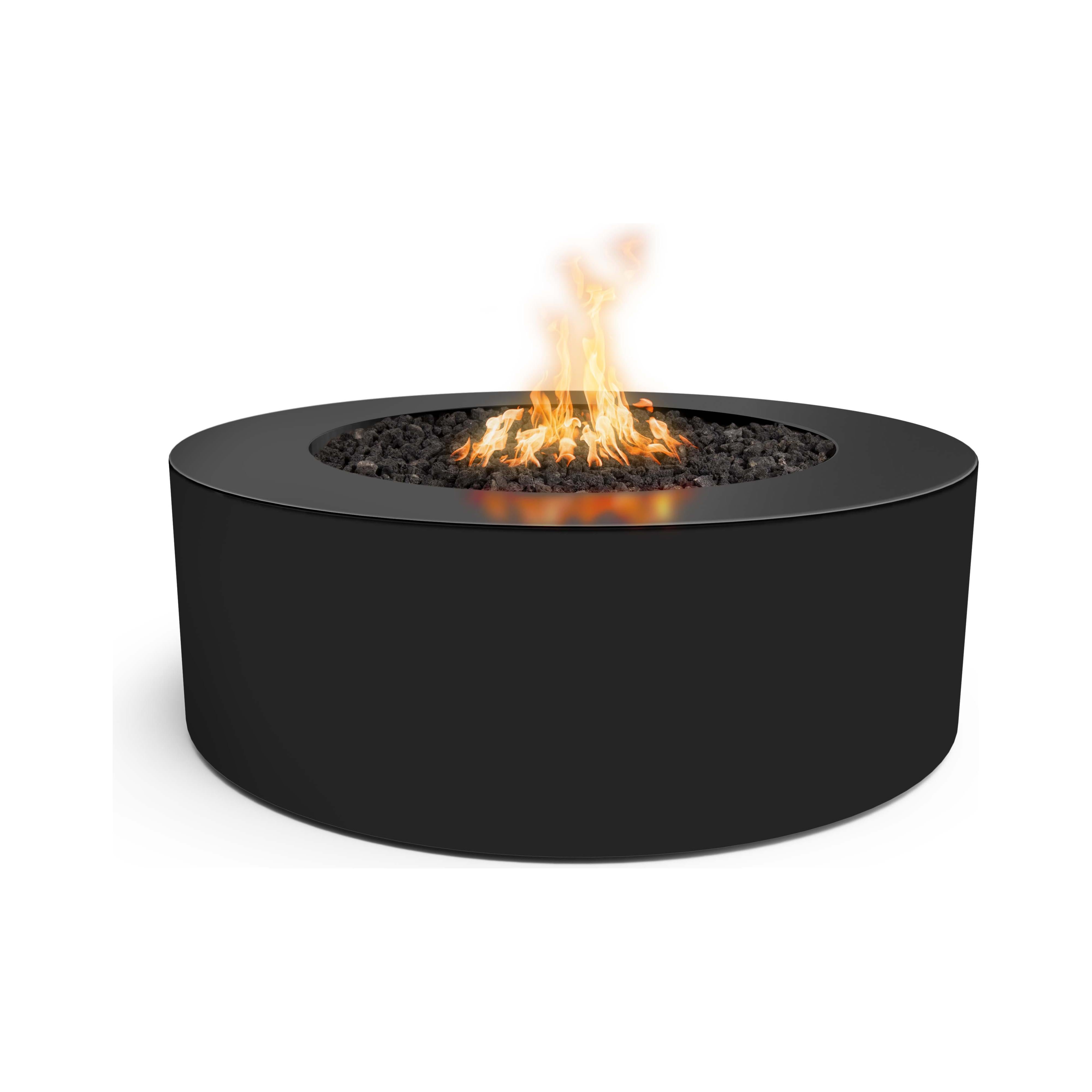 The Outdoor Plus Unity 24″ Tall Round Powder Coated Metal Fire Pit