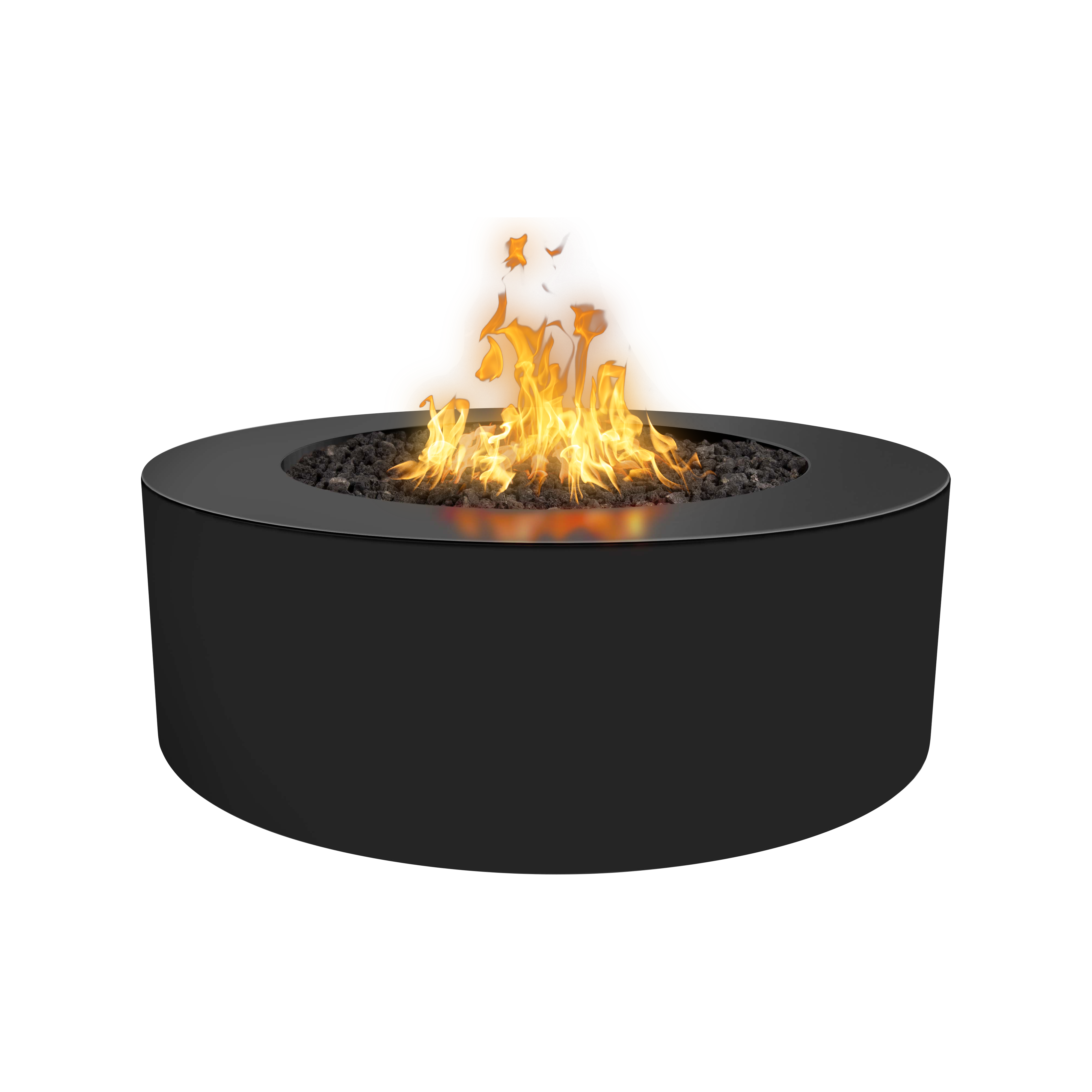 The Outdoor Plus Unity 24″ Tall Round Powder Coated Metal Fire Pit