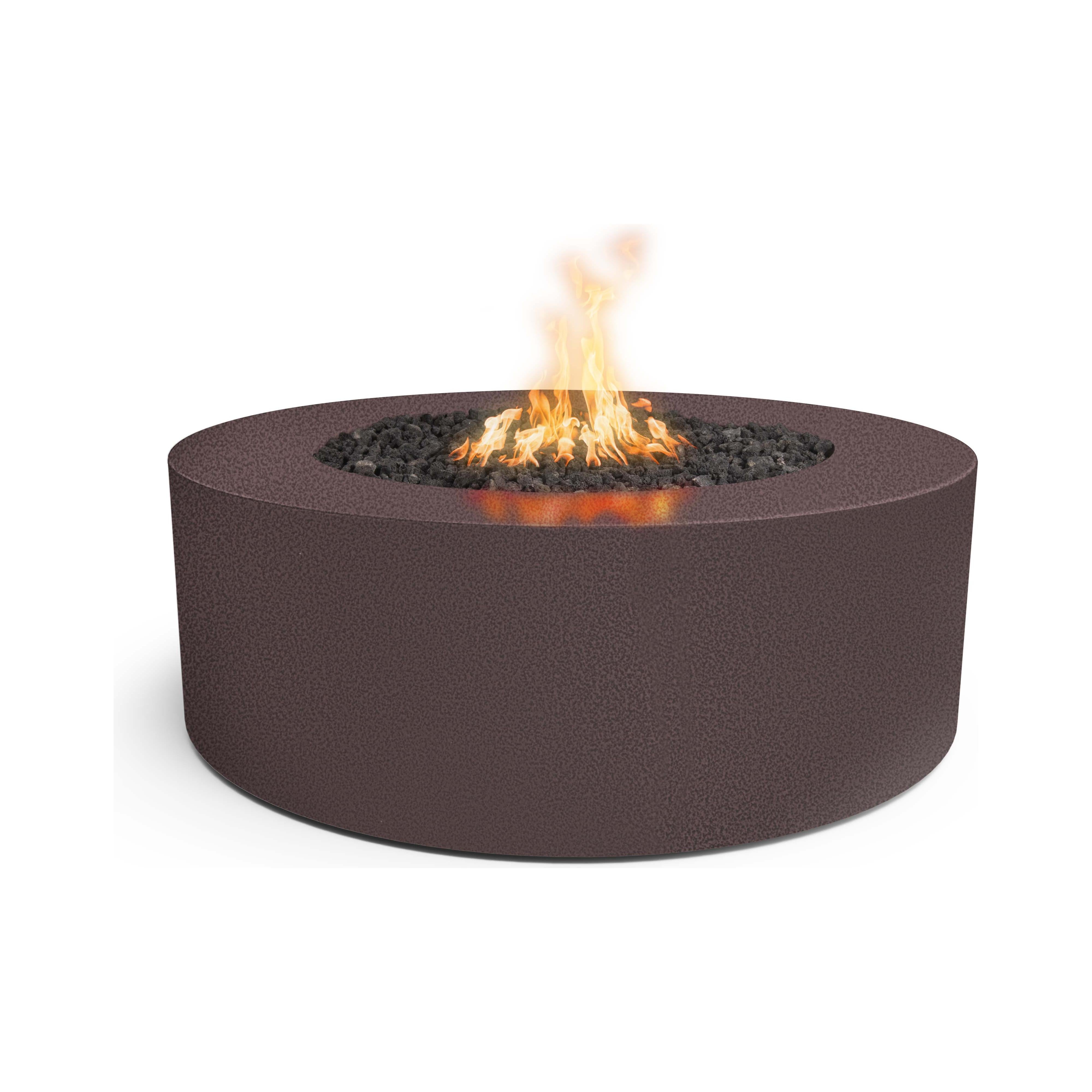 The Outdoor Plus Unity 24″ Tall Round Powder Coated Metal Fire Pit