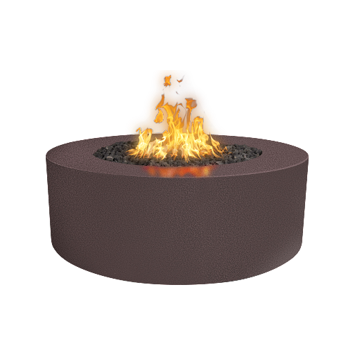 The Outdoor Plus Unity 24″ Tall Round Powder Coated Metal Fire Pit