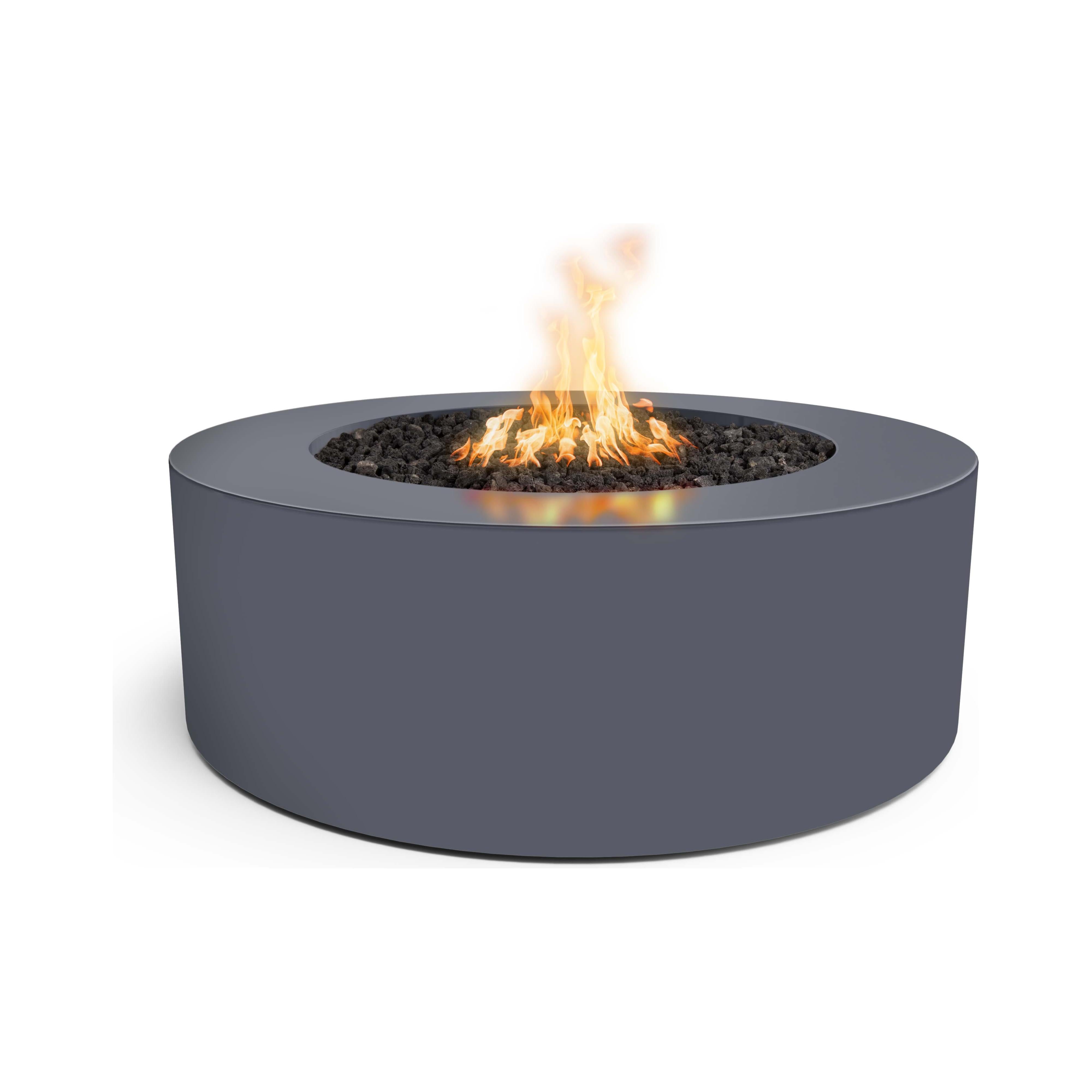 The Outdoor Plus Unity 18″ Tall Round Powder Coated Metal Fire Pit