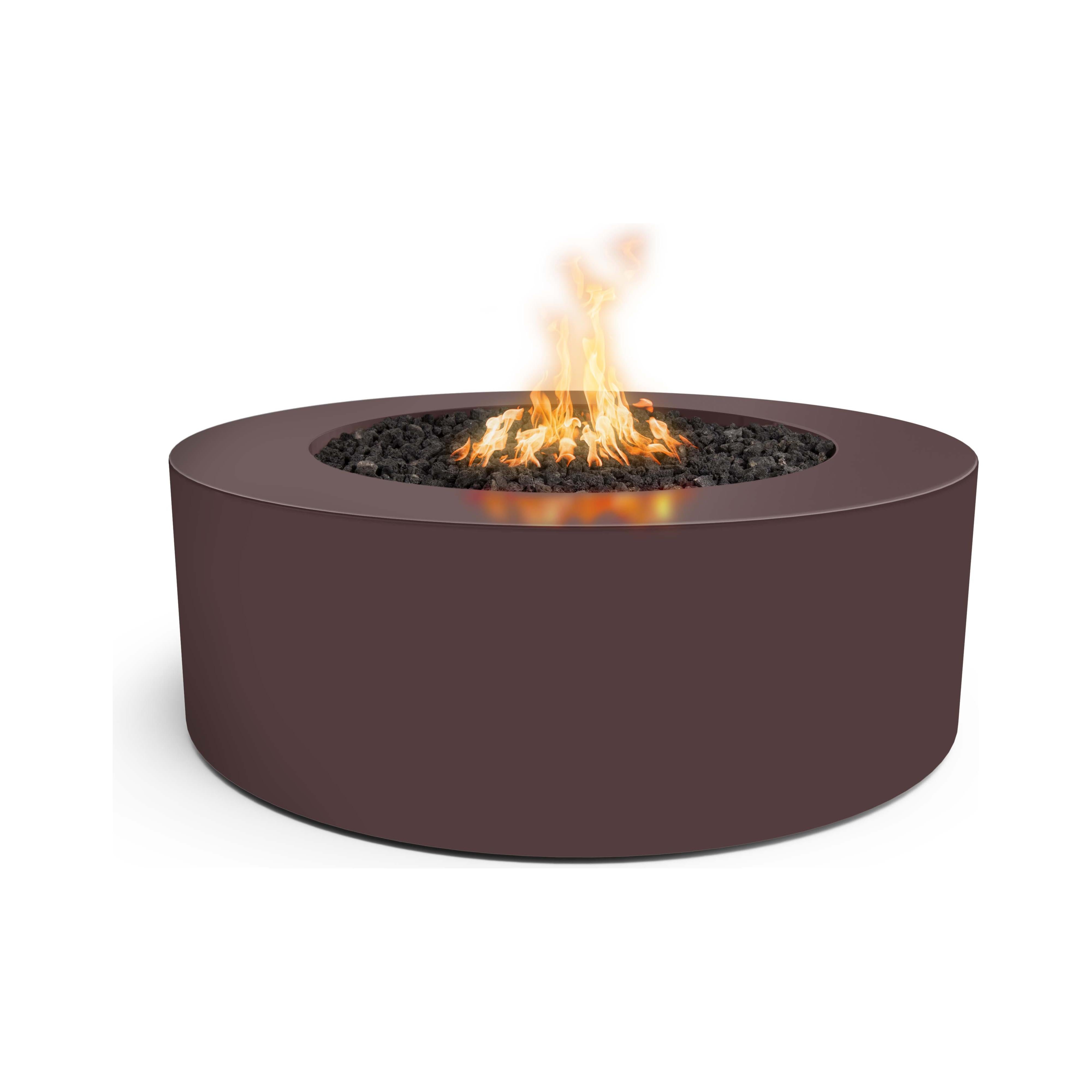The Outdoor Plus Unity 24″ Tall Round Powder Coated Metal Fire Pit