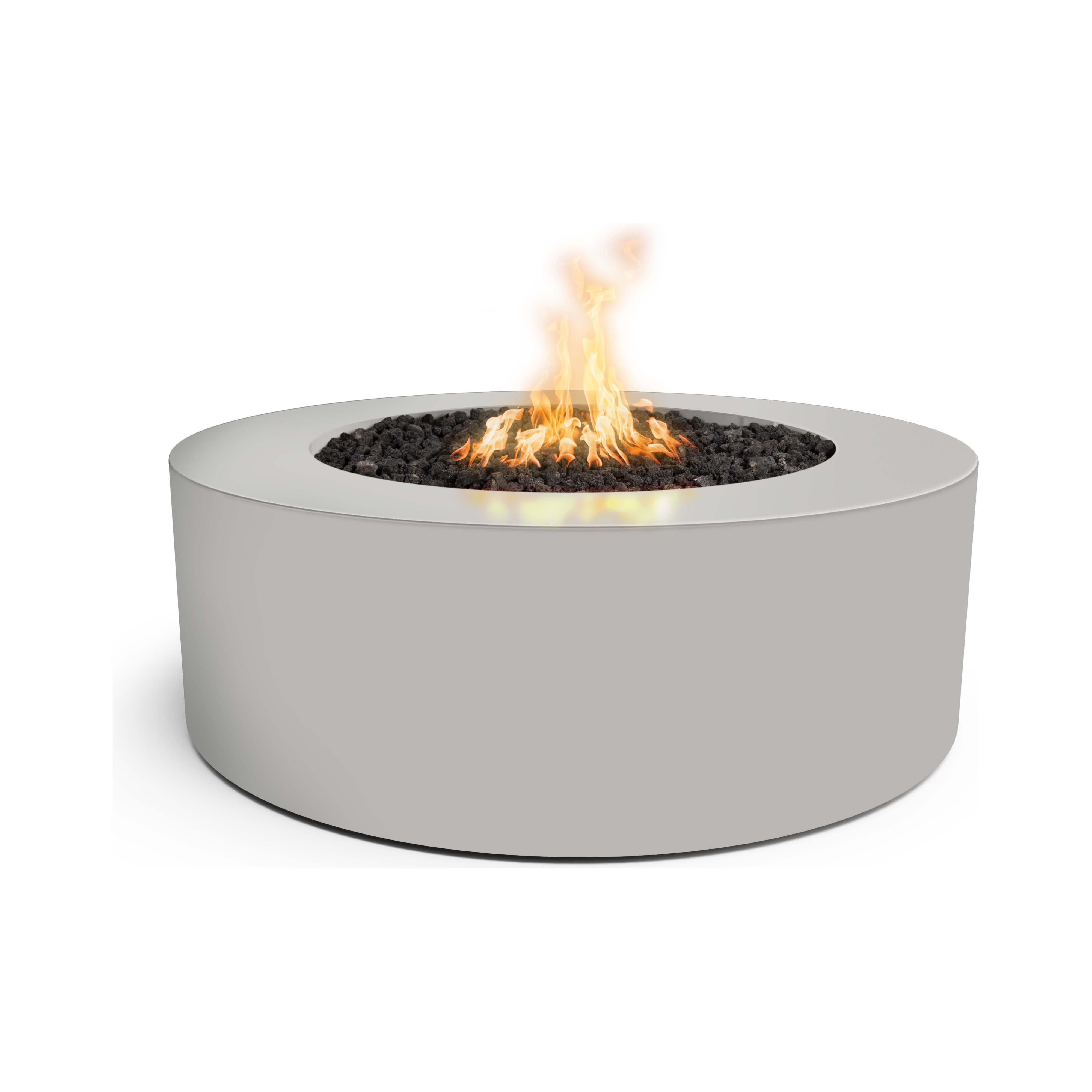 The Outdoor Plus Unity 24″ Tall Round Powder Coated Metal Fire Pit