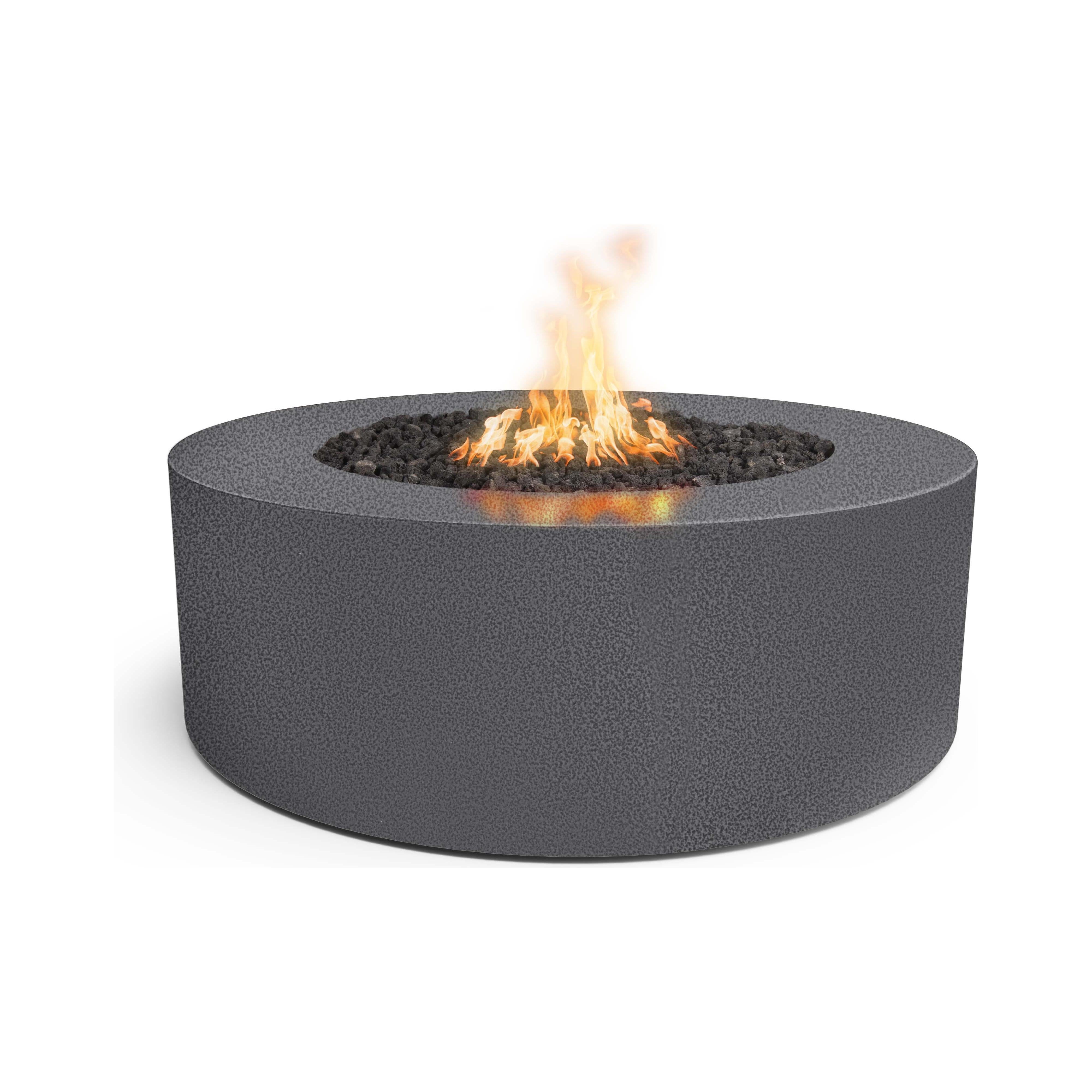 The Outdoor Plus Unity 24″ Tall Round Powder Coated Metal Fire Pit
