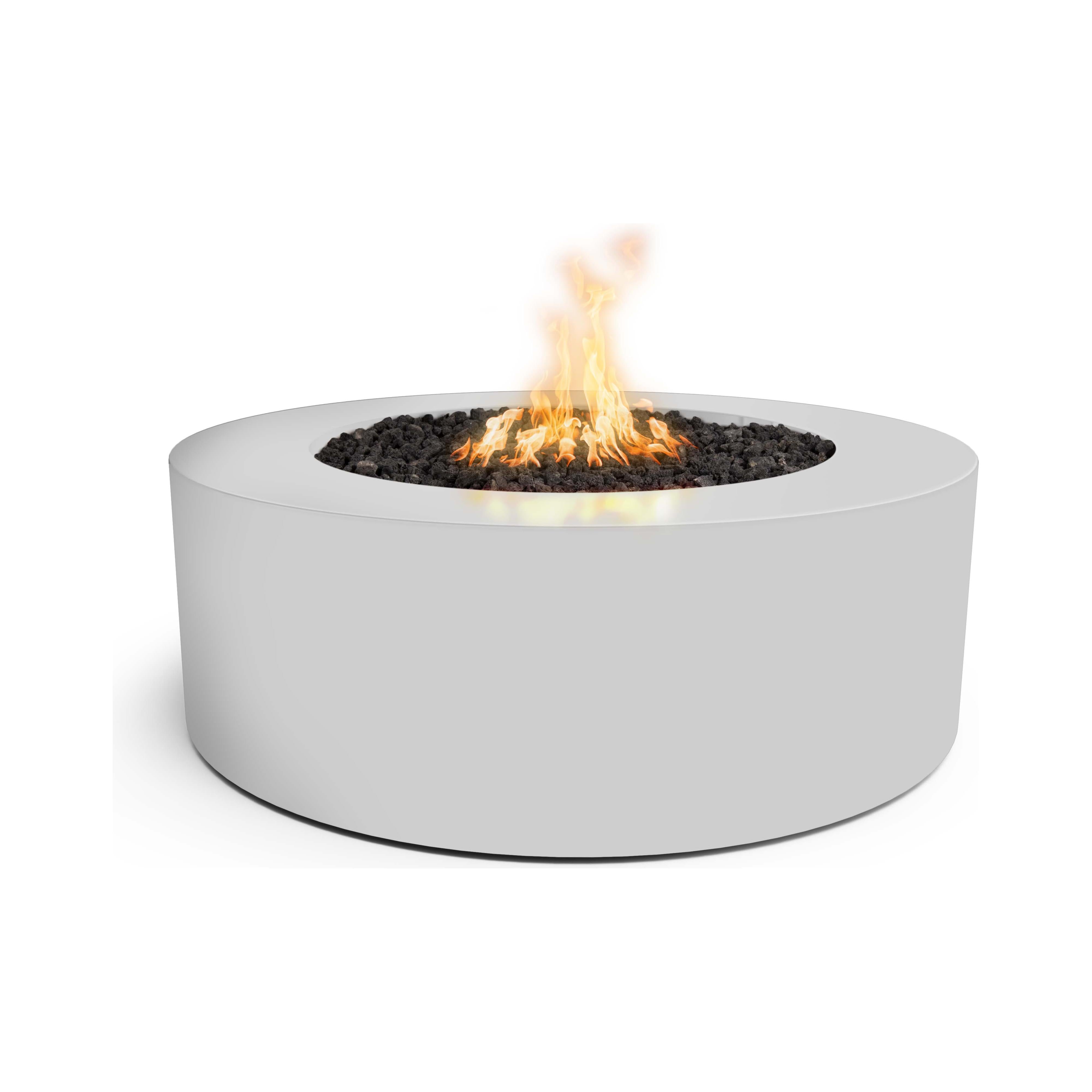 The Outdoor Plus Unity 24″ Tall Round Powder Coated Metal Fire Pit