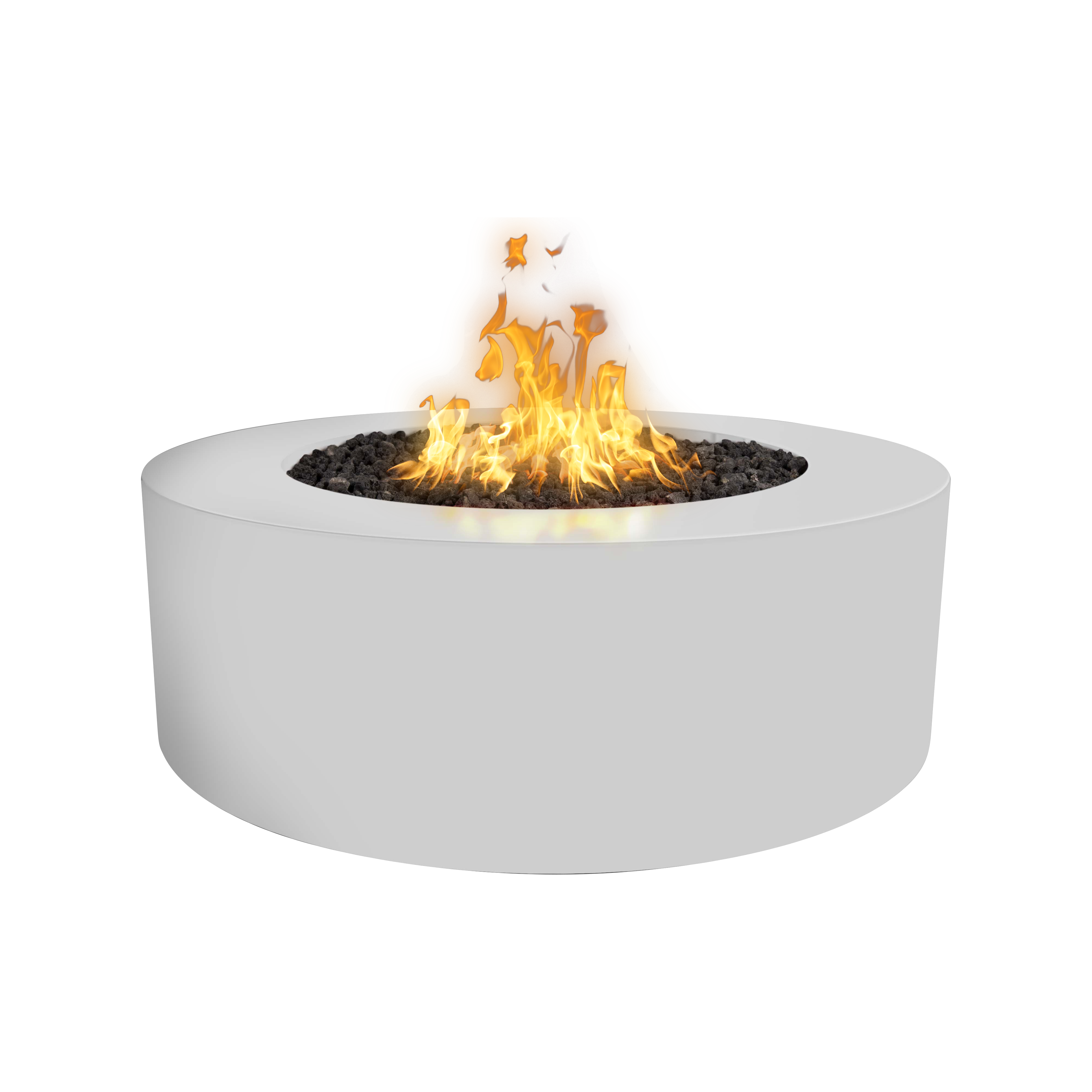 The Outdoor Plus Unity 24″ Tall Round Powder Coated Metal Fire Pit