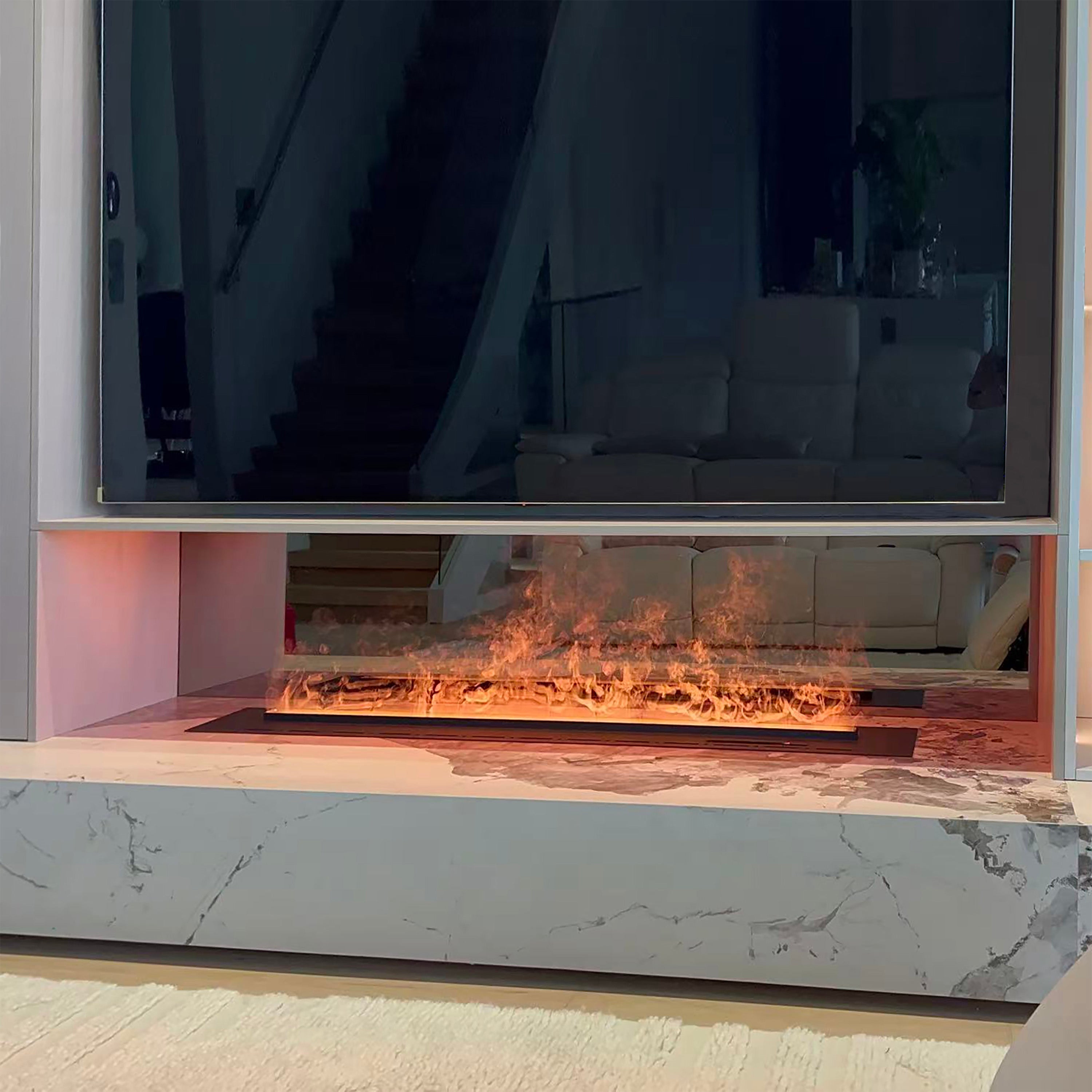 Litedeer Homes Mercury Water Vapor Fireplace