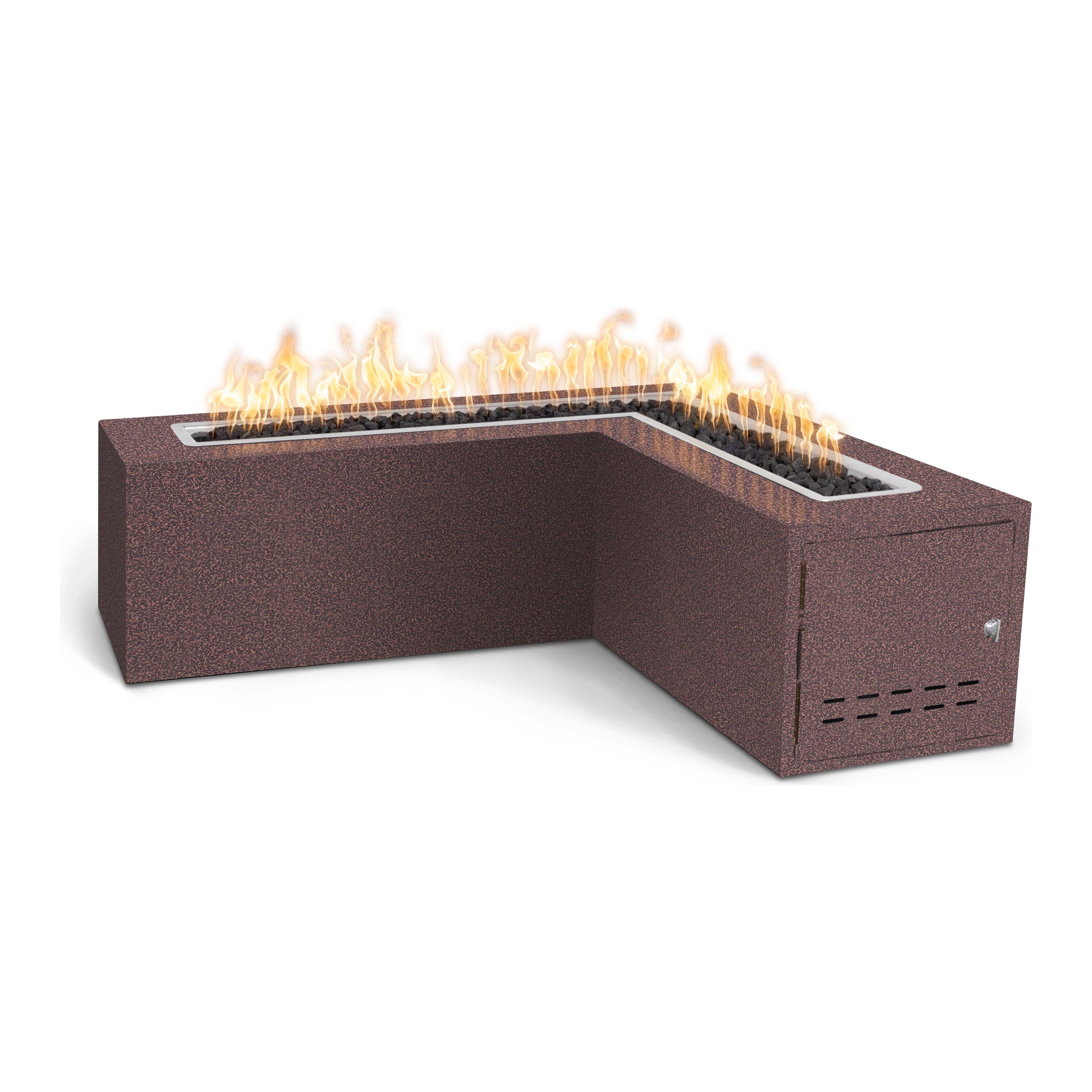 The Outdoor Plus Whitney Powder Coated Metal Fire Table