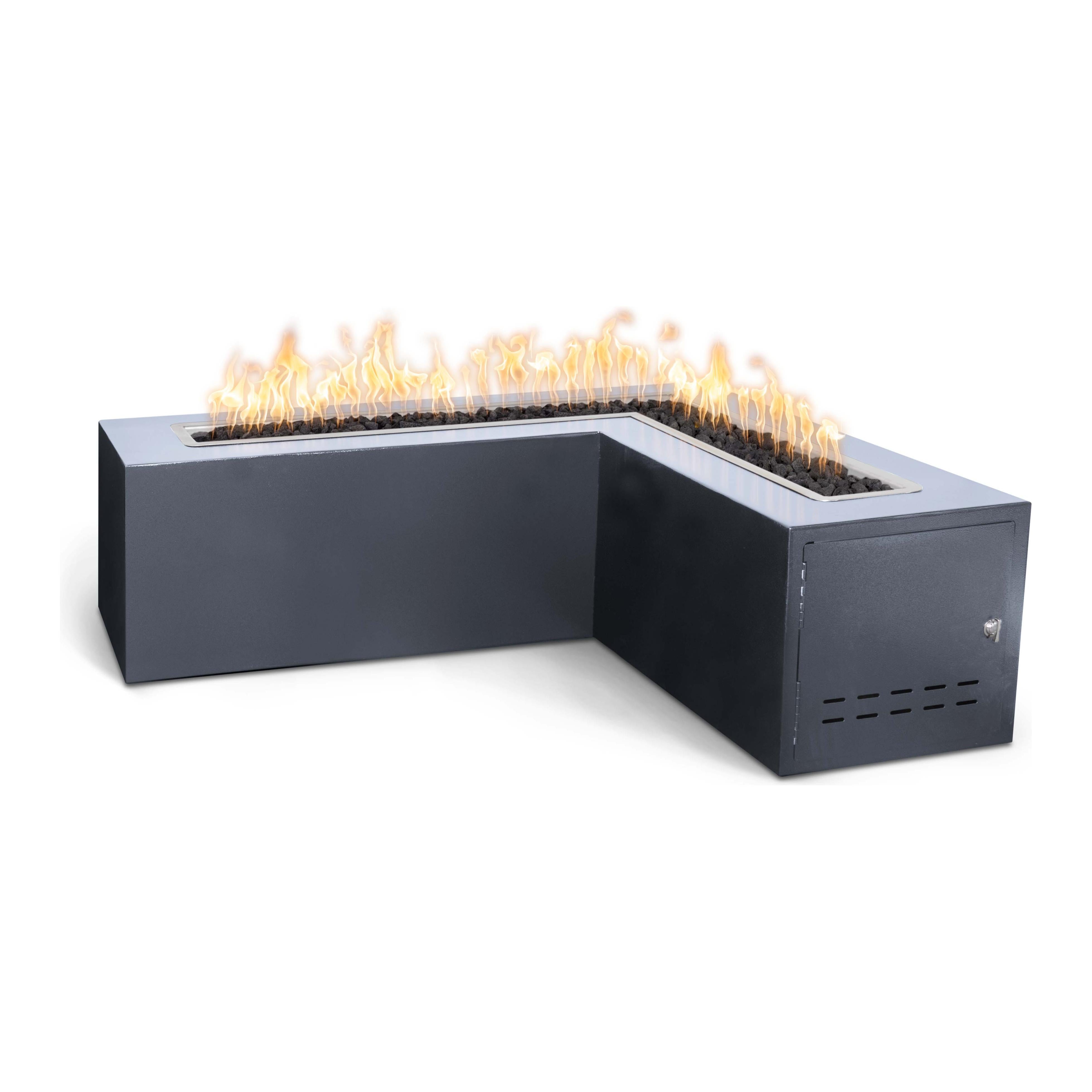 The Outdoor Plus Whitney Powder Coated Metal Fire Table