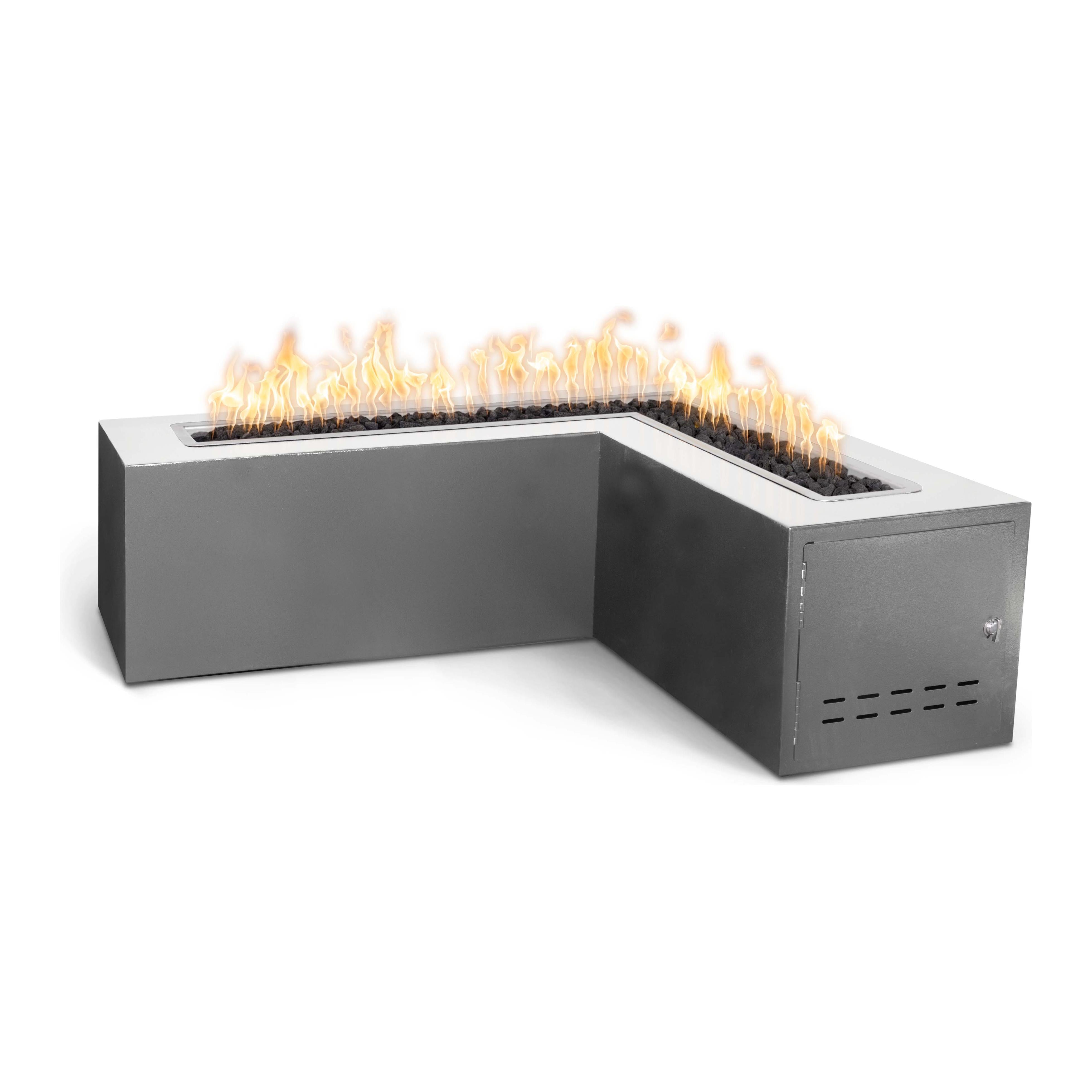 The Outdoor Plus Whitney Powder Coated Metal Fire Table