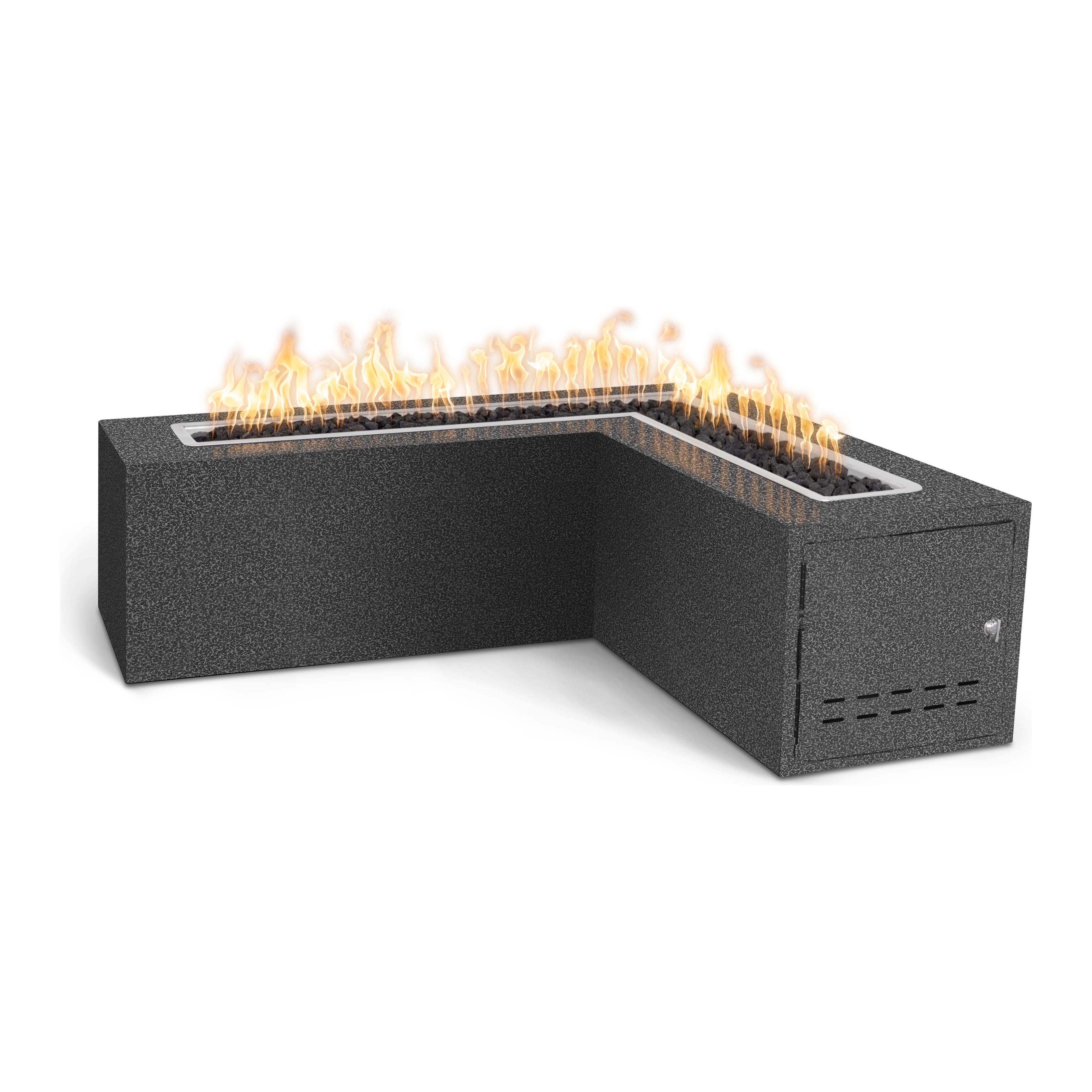 The Outdoor Plus Whitney Powder Coated Metal Fire Table