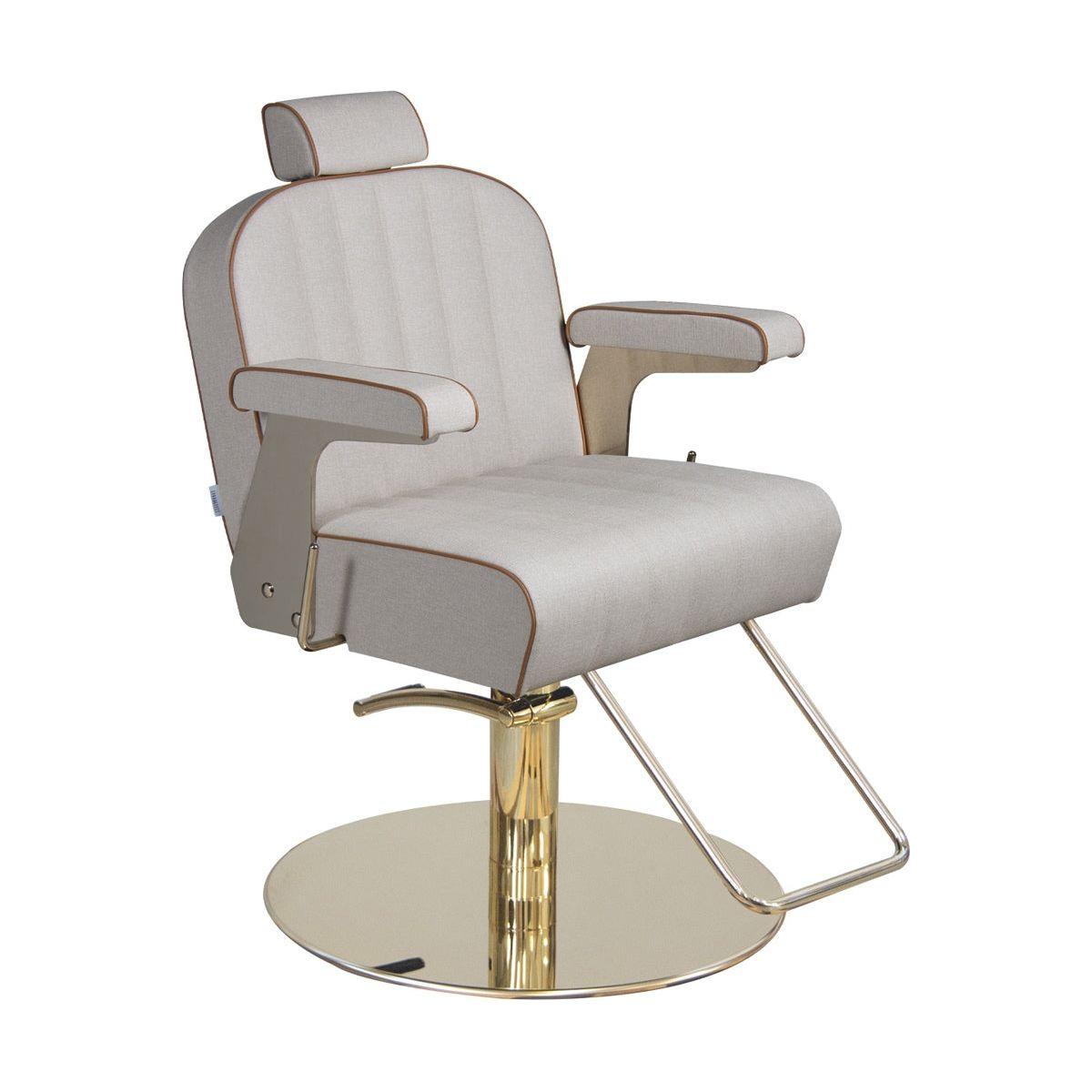 Gamma & Bross PeggySue Movibile Storest Gold Barber Chair