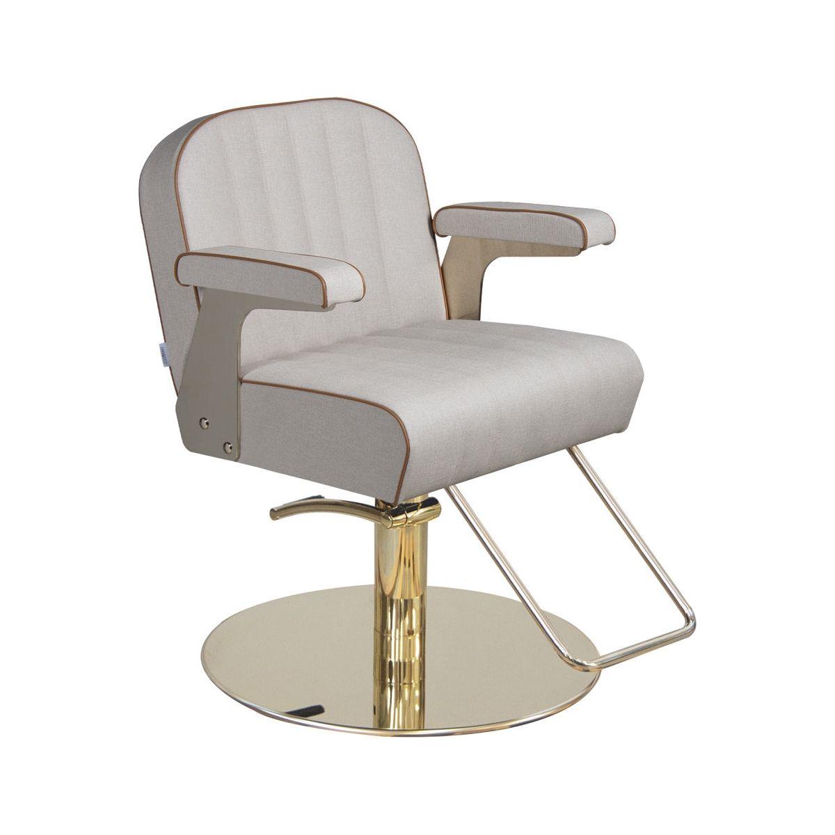 Gamma & Bross Peggysue Storest Gold Barber Chair