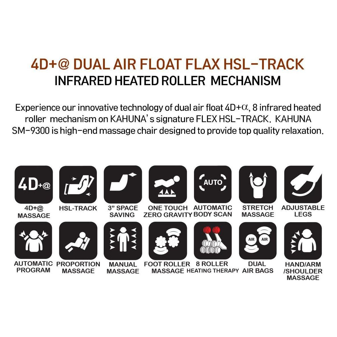 Kahuna SM-9300 4D+ Massage Chair