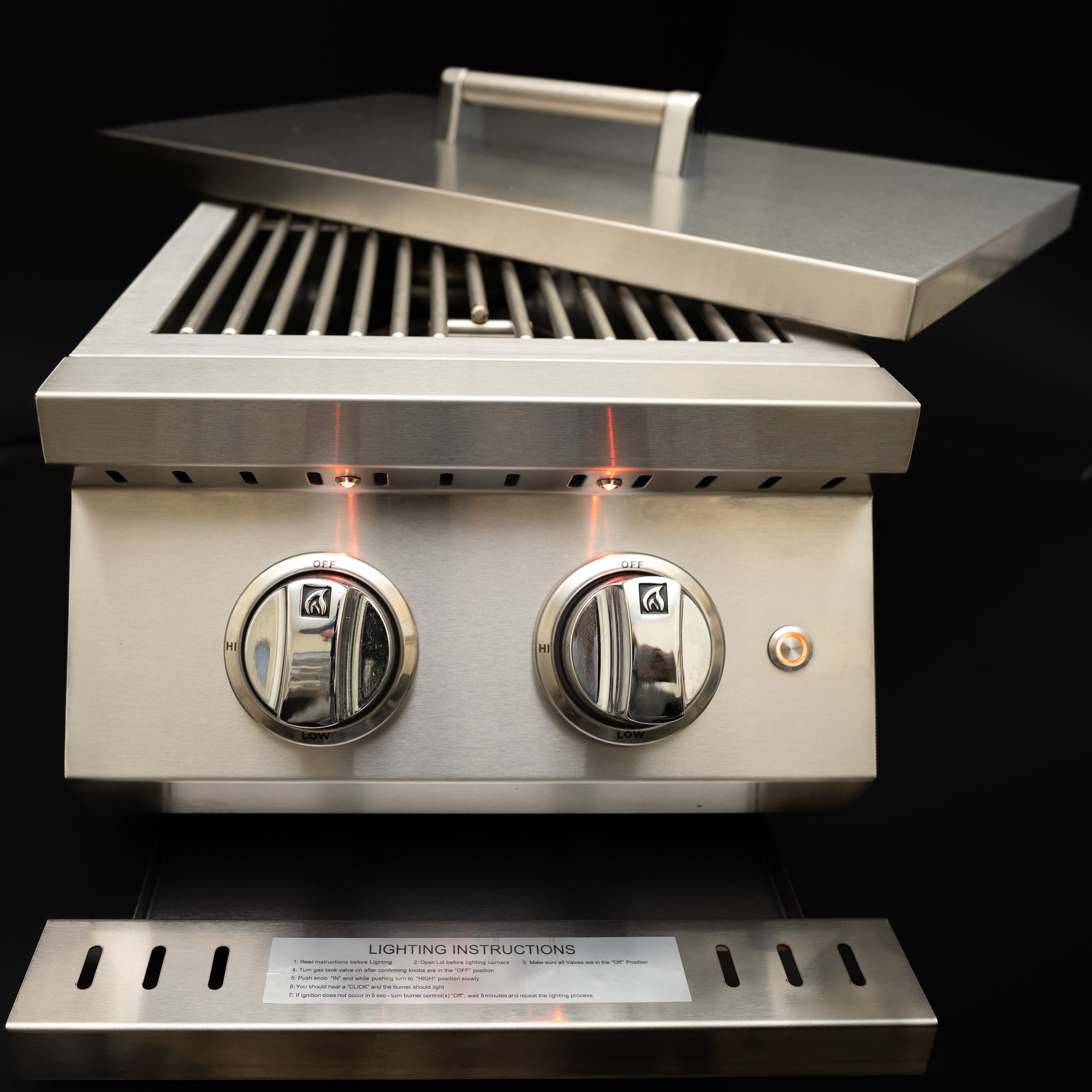 KoKoMo Grills Professional Double Built-In Side Burner