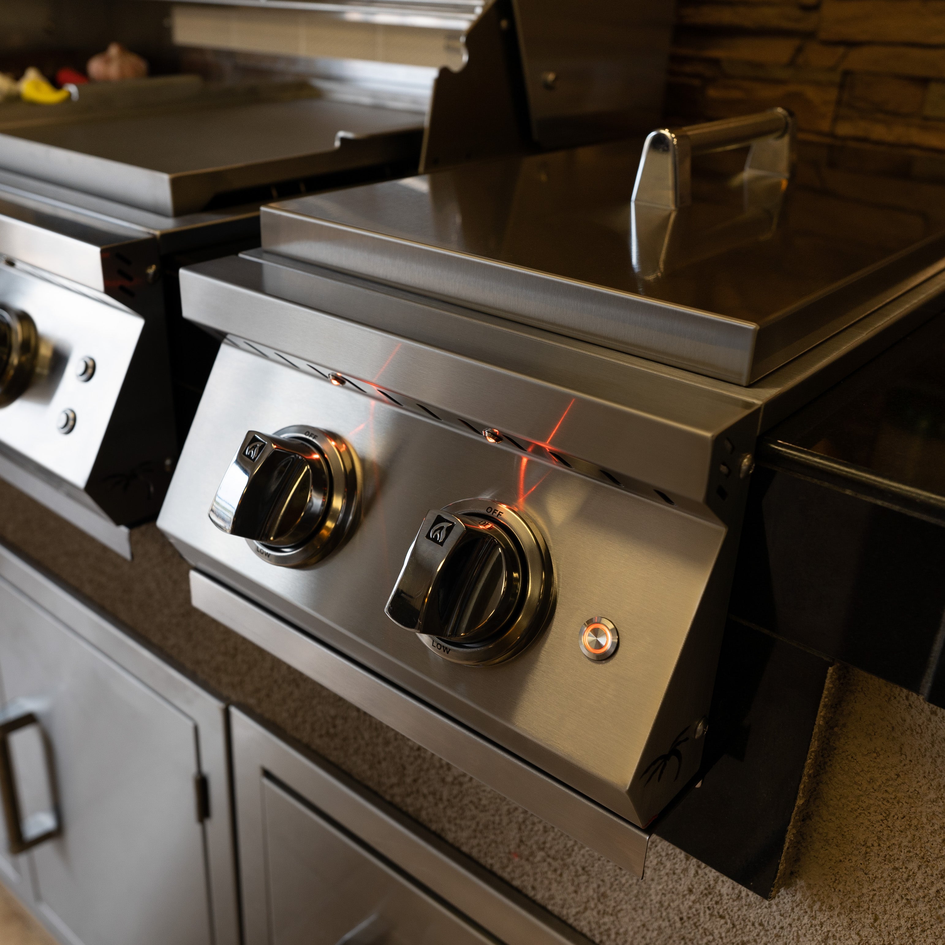 KoKoMo Grills Professional Double Built-In Side Burner