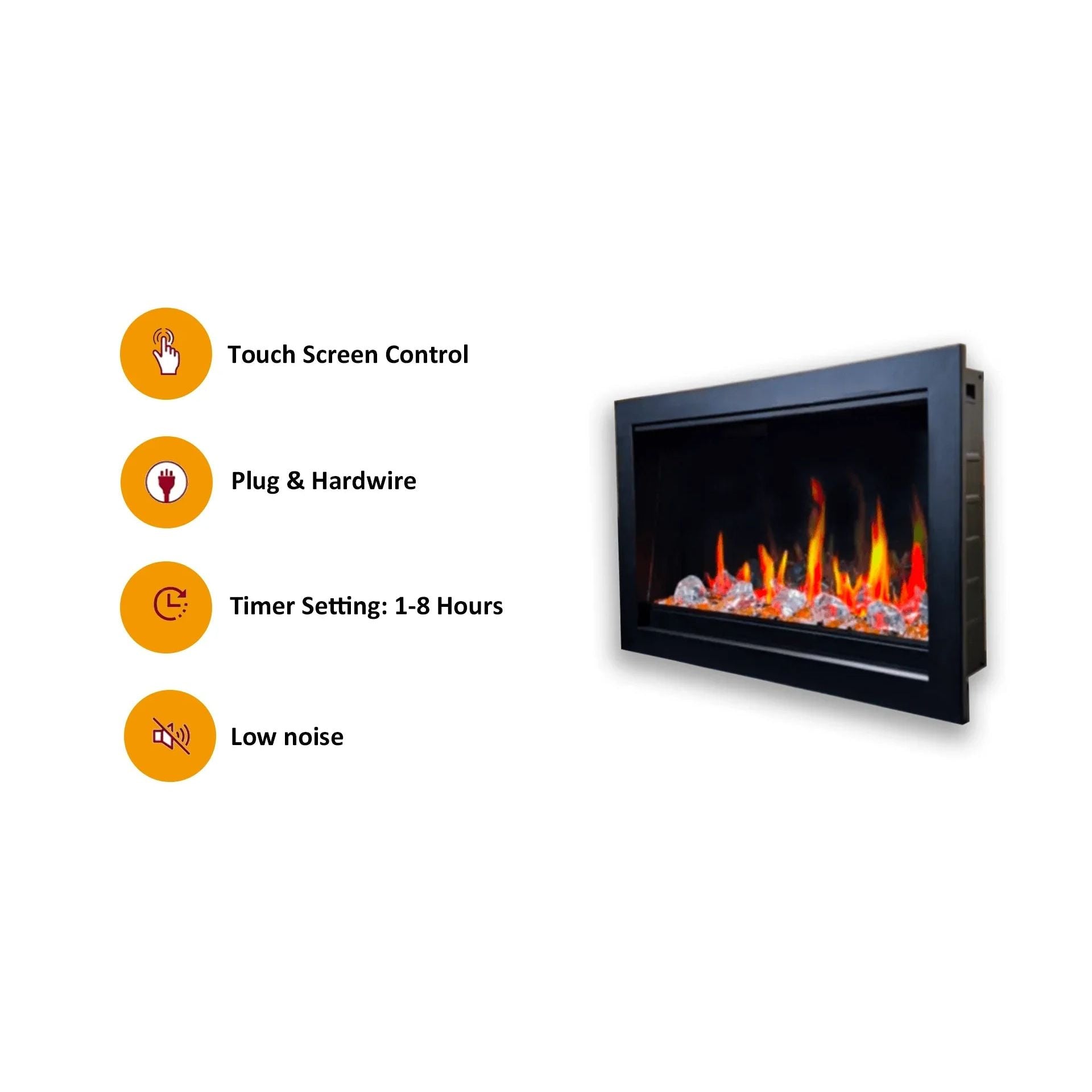 Litedeer Homes LiteStar Smart Electric Fireplace Insert (Original)
