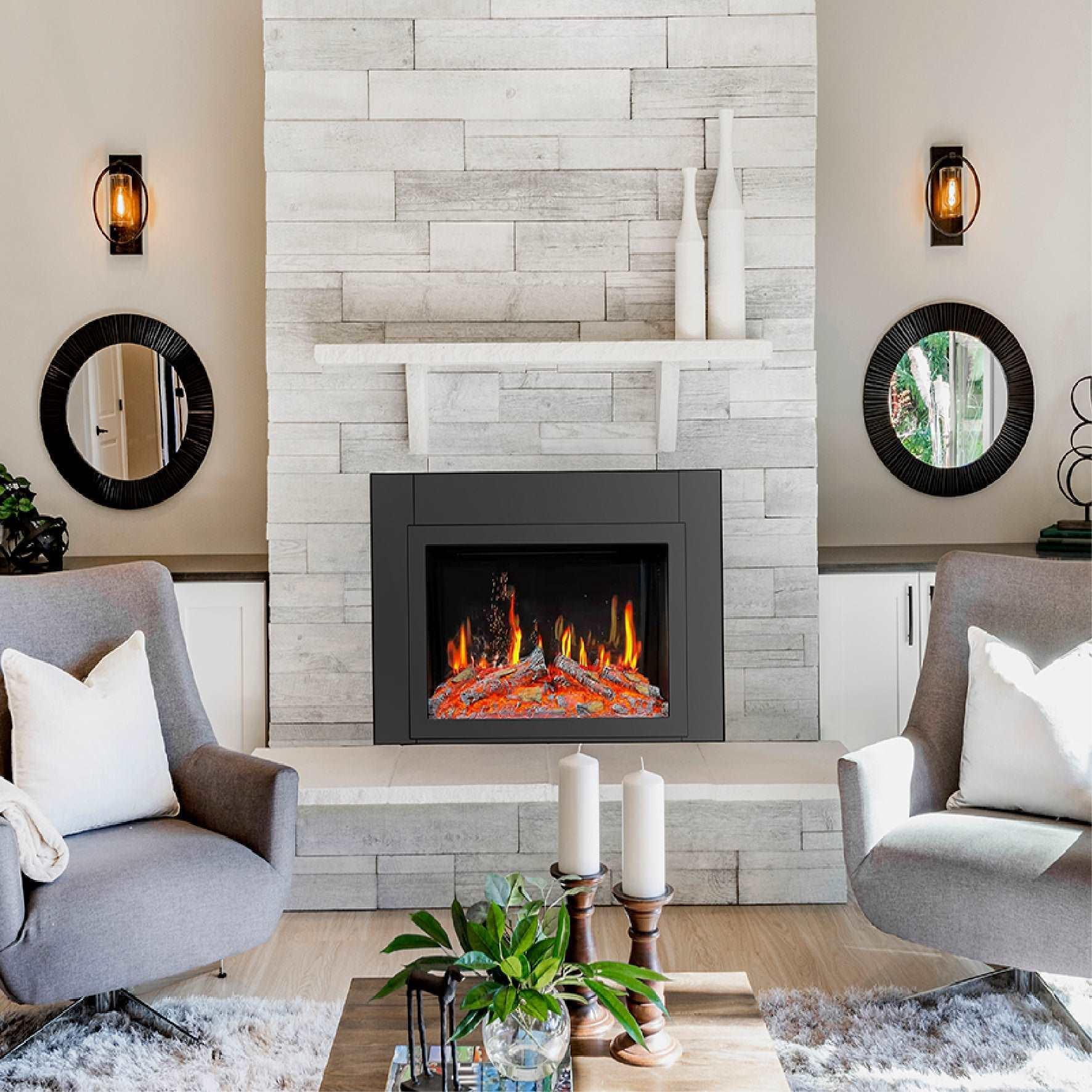 Litedeer Homes LiteStar Smart Electric Fireplace Insert (Original)