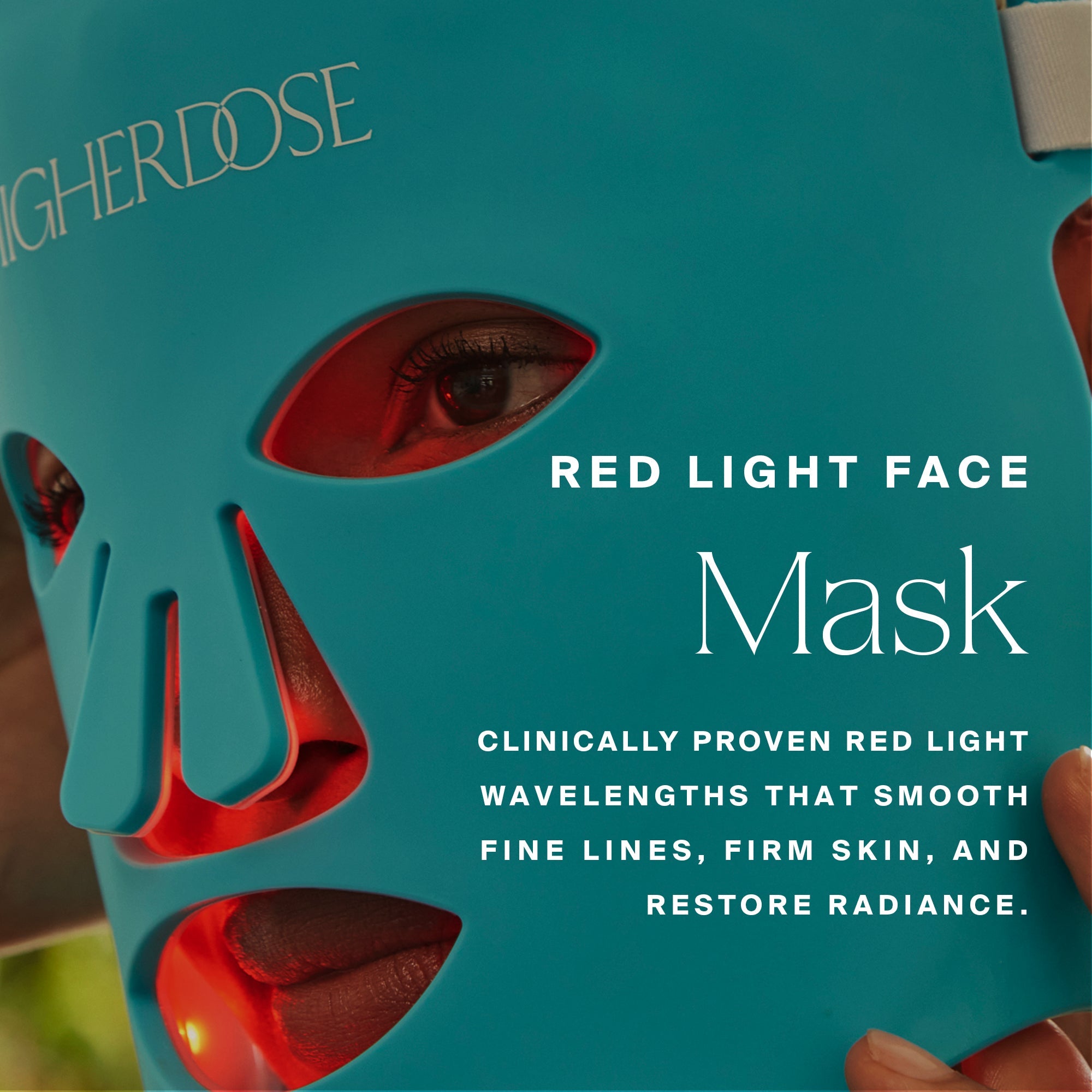 HigherDOSE Red Light Face Mask