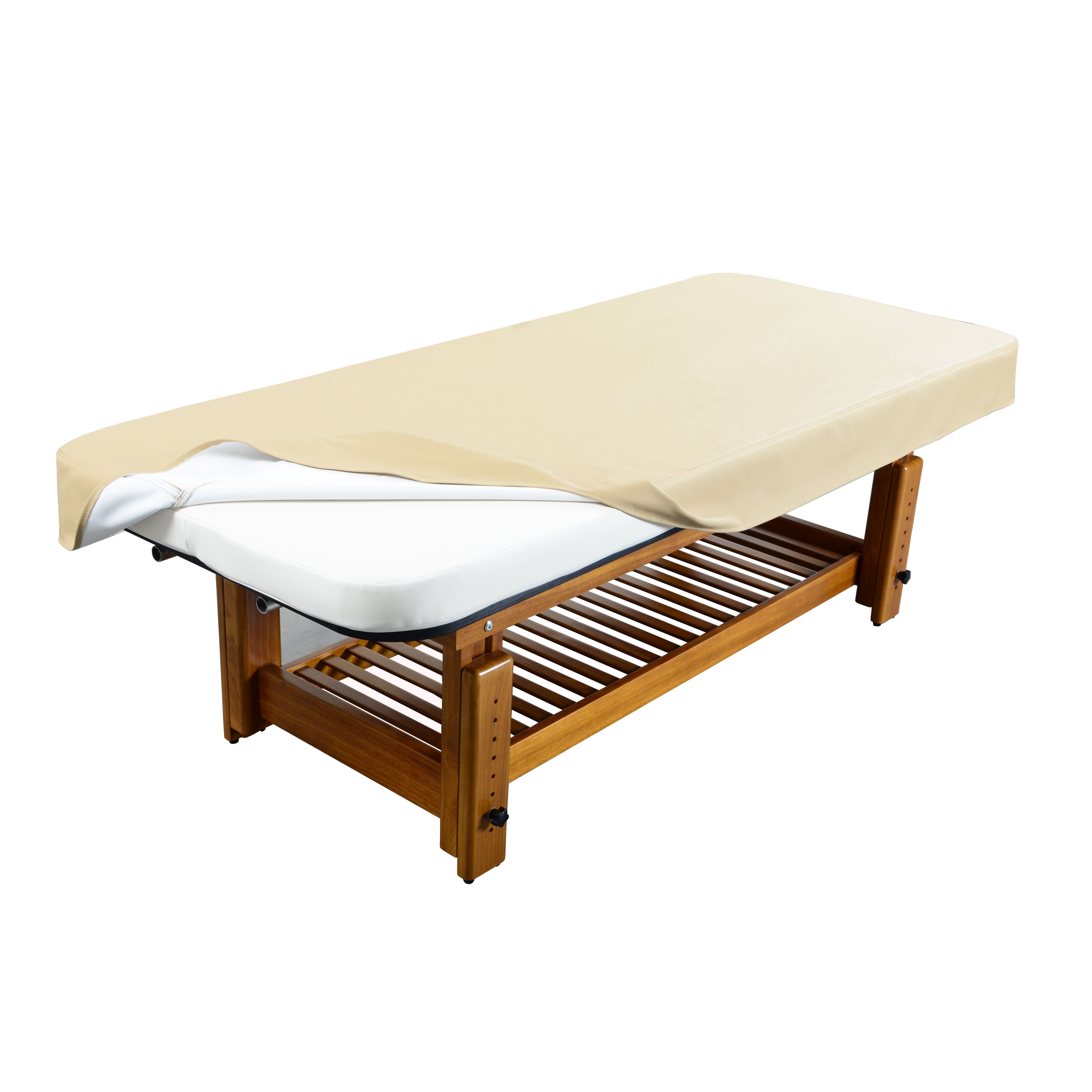 TouchAmerica Solterra Indoor/Outdoor Solid Teak Spa and Massage Table