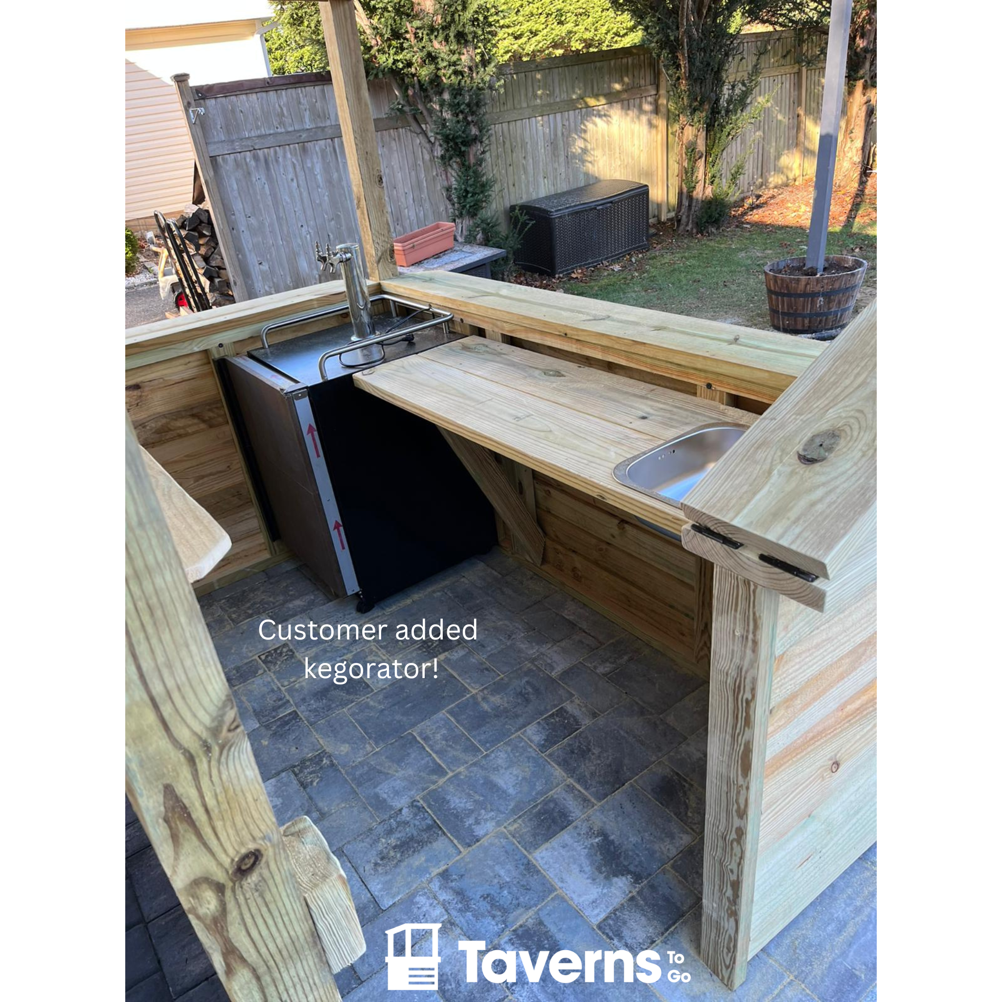 Taverns-To-Go 20" Bar Top Upgrade