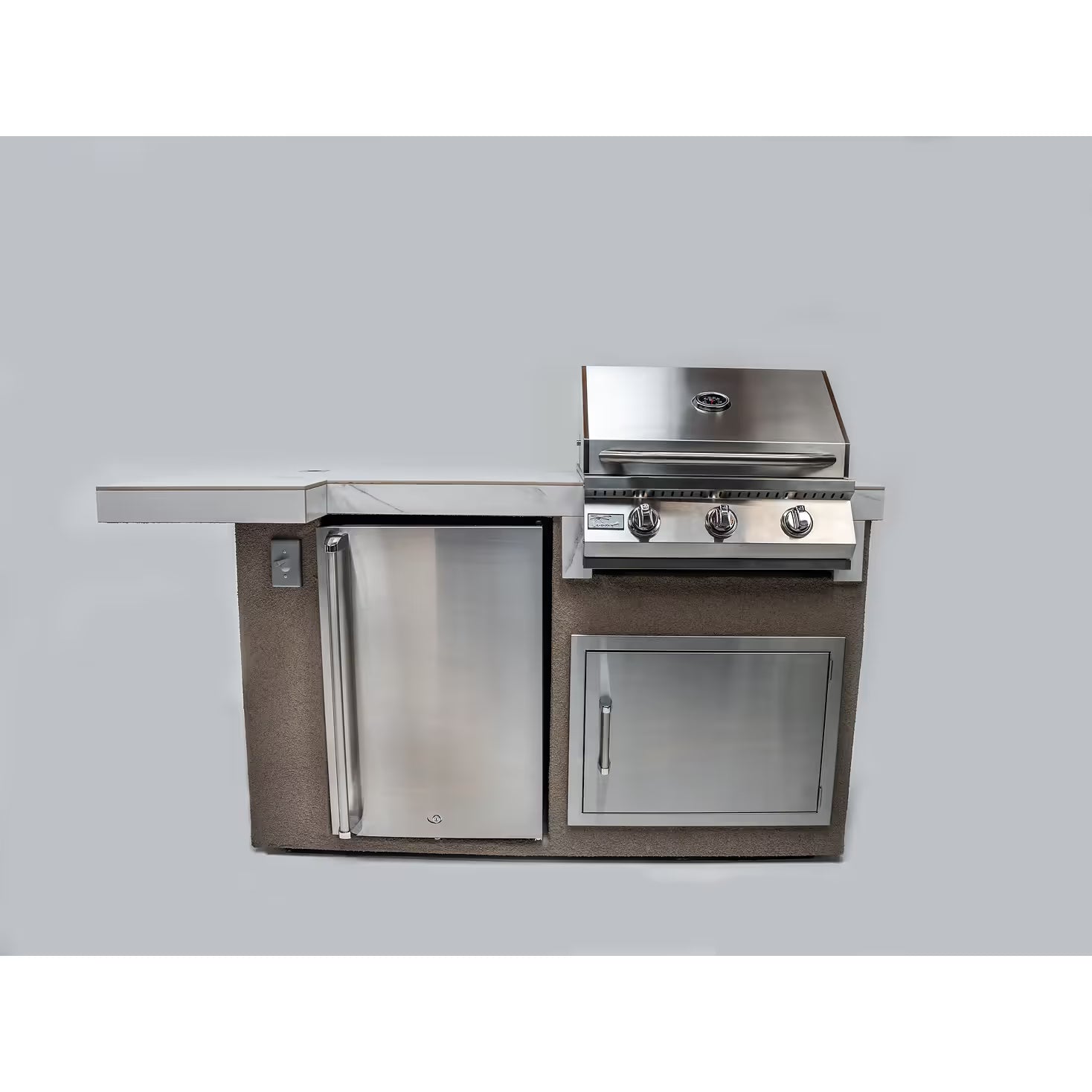 KoKoMo Grill 6' Mini Maui Outdoor BBQ Island