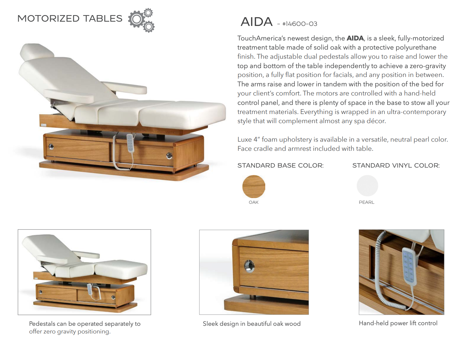 TouchAmerica AIDA Treatment Table