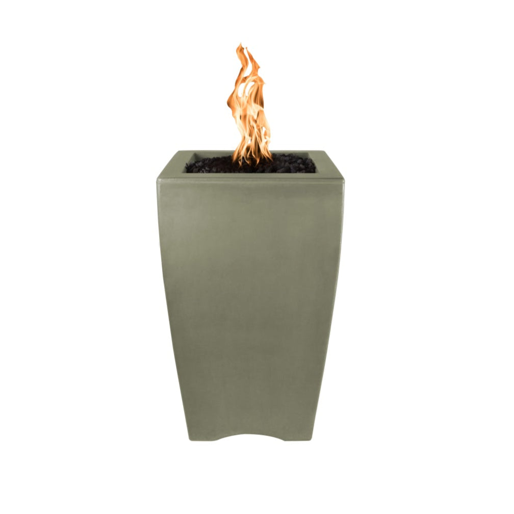 The Outdoor Plus Baston 20" Square GFRC Concrete Fire Pillar