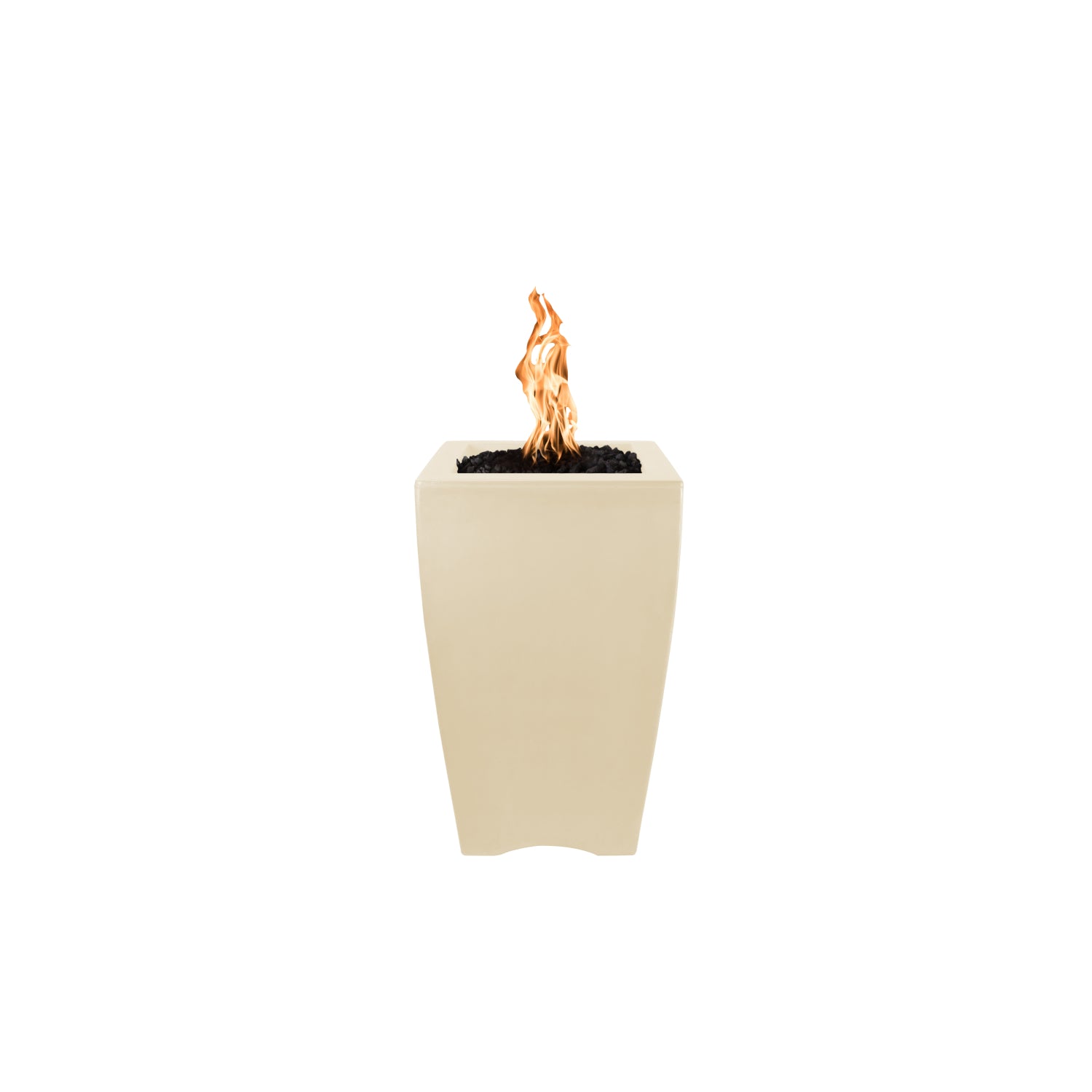 The Outdoor Plus Baston 20" Square GFRC Concrete Fire Pillar