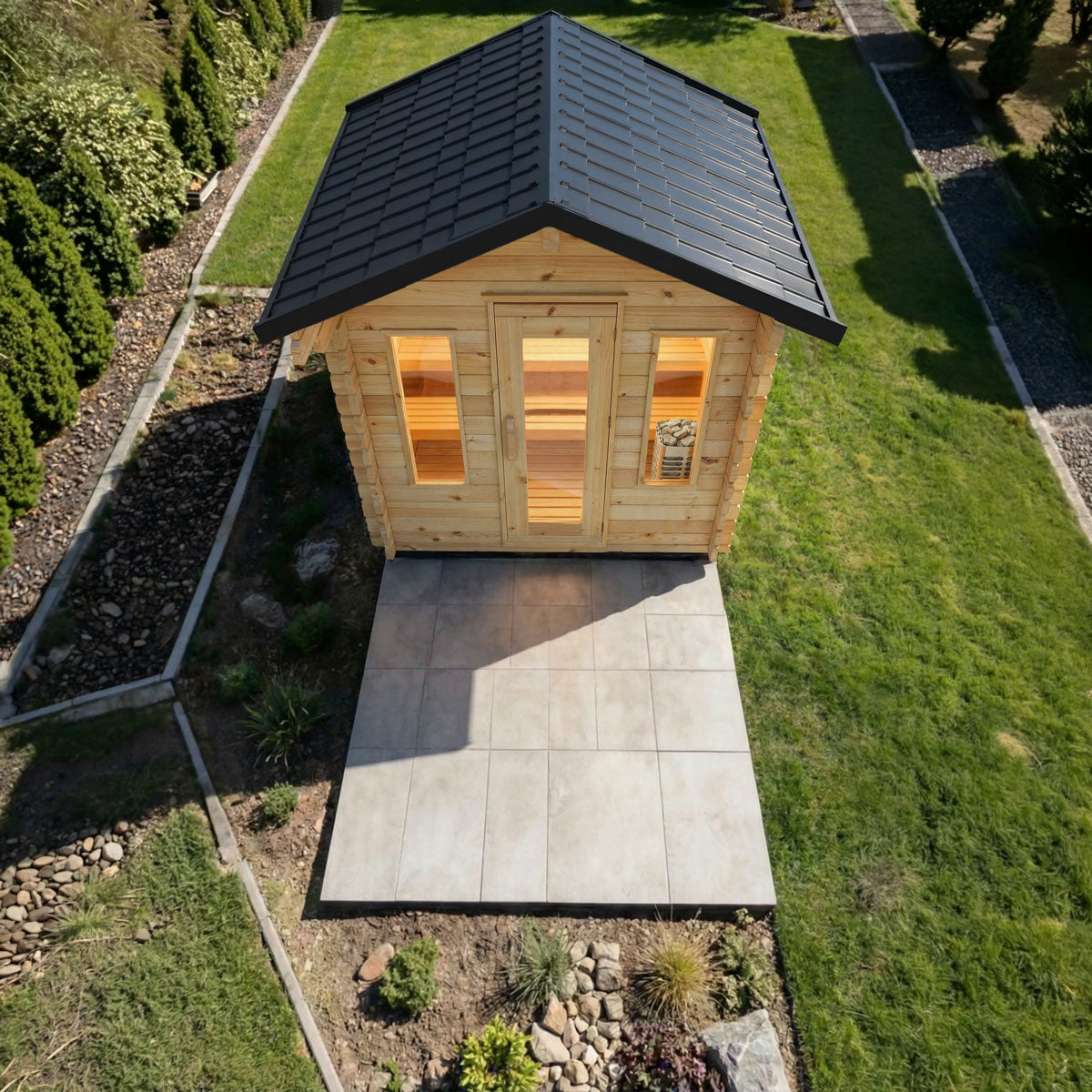 Dundalk CT Palmer 6-Person Cabin Outdoor Sauna