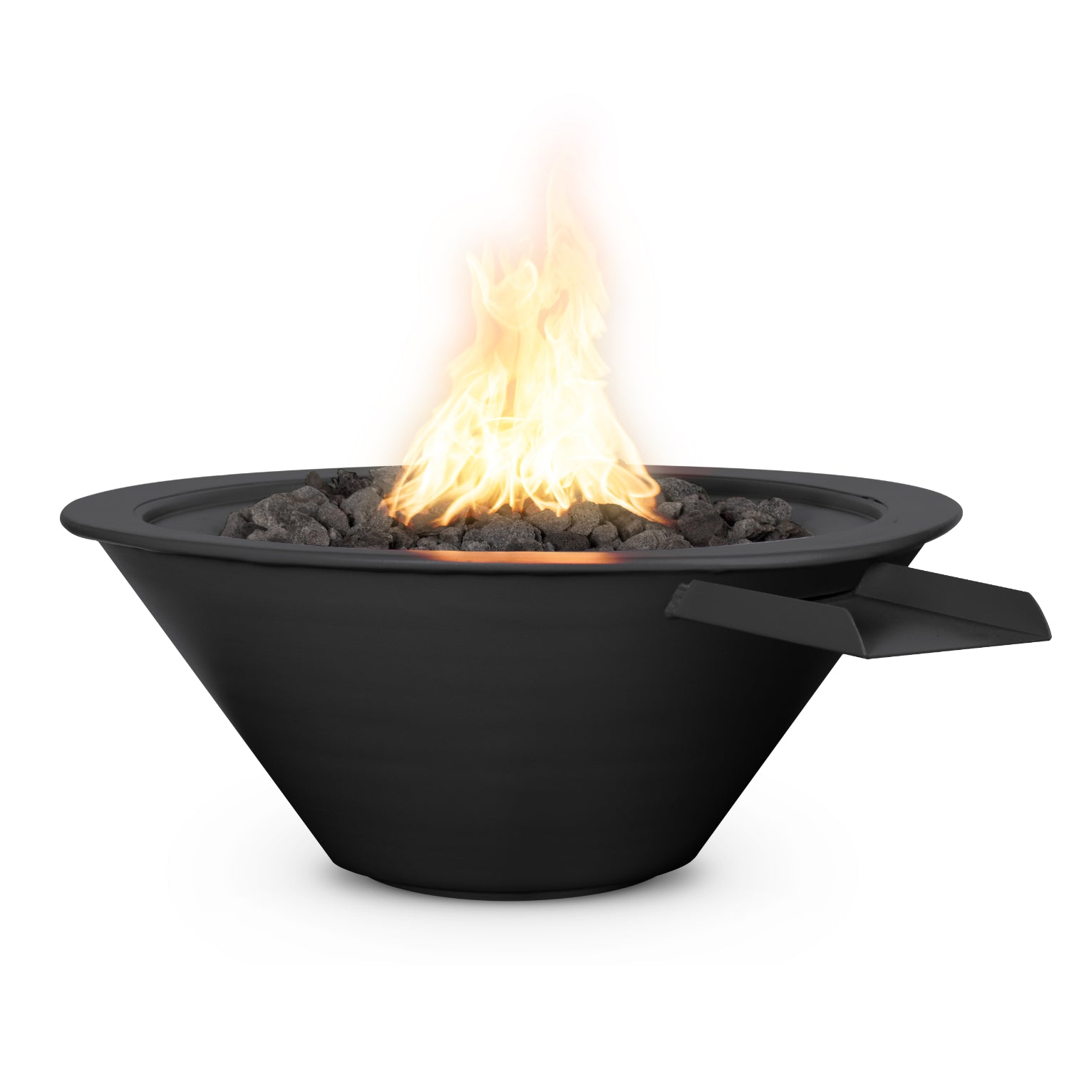 The Outdoor Plus Cazo Powder Coated Metal Fire & Water Bowl