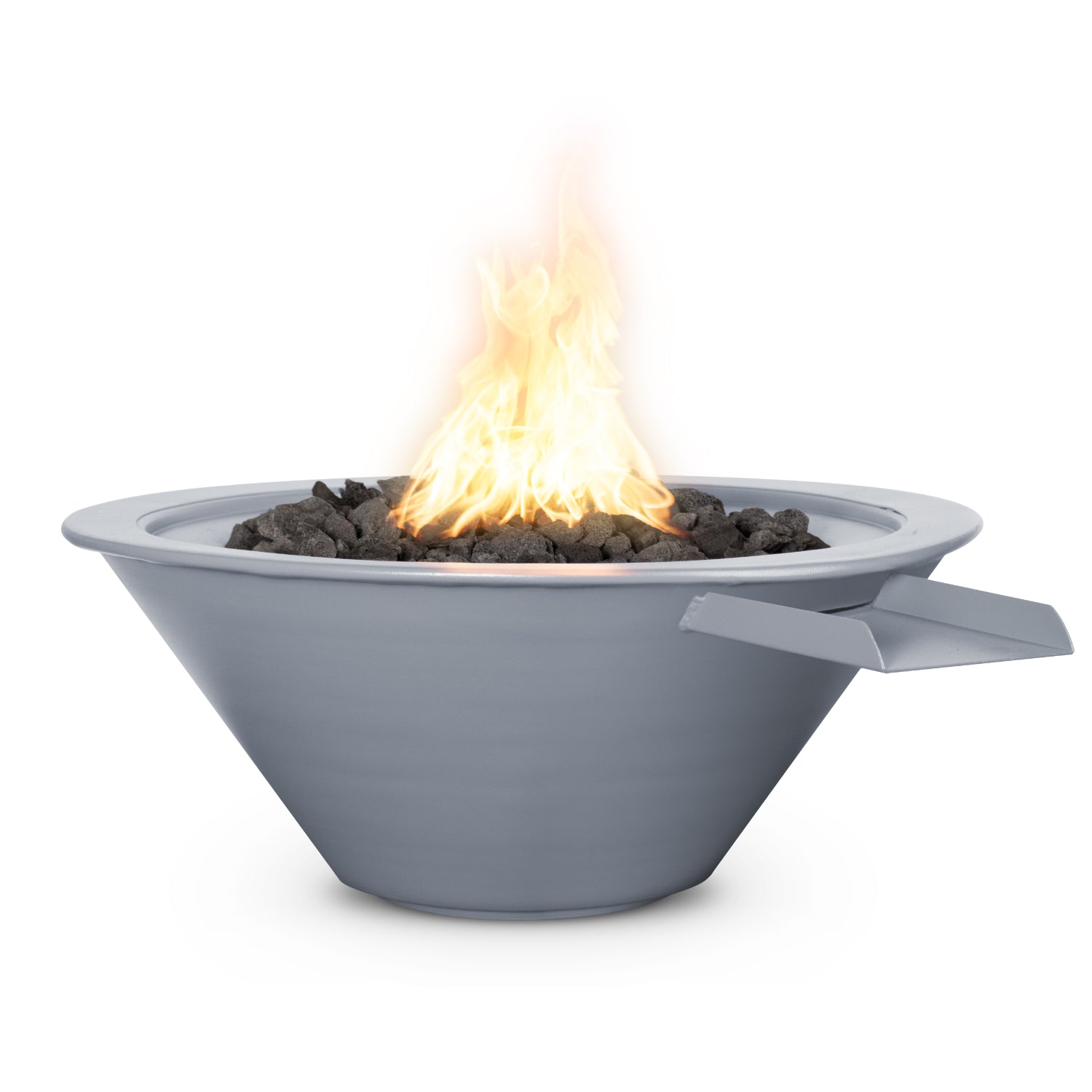 The Outdoor Plus Cazo Powder Coated Metal Fire & Water Bowl